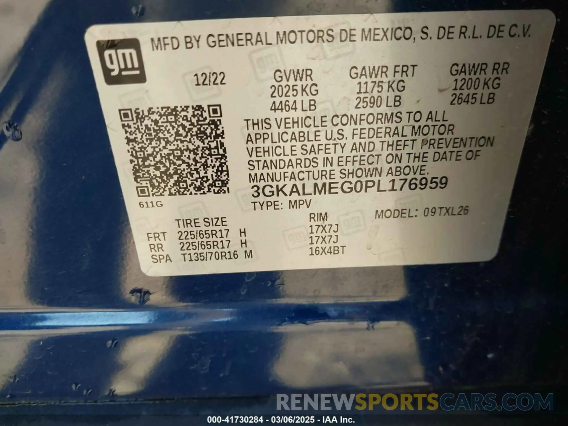 9 fotografías del automóvil dañado 3GKALMEG0PL176959 GMC TERRAIN 2023