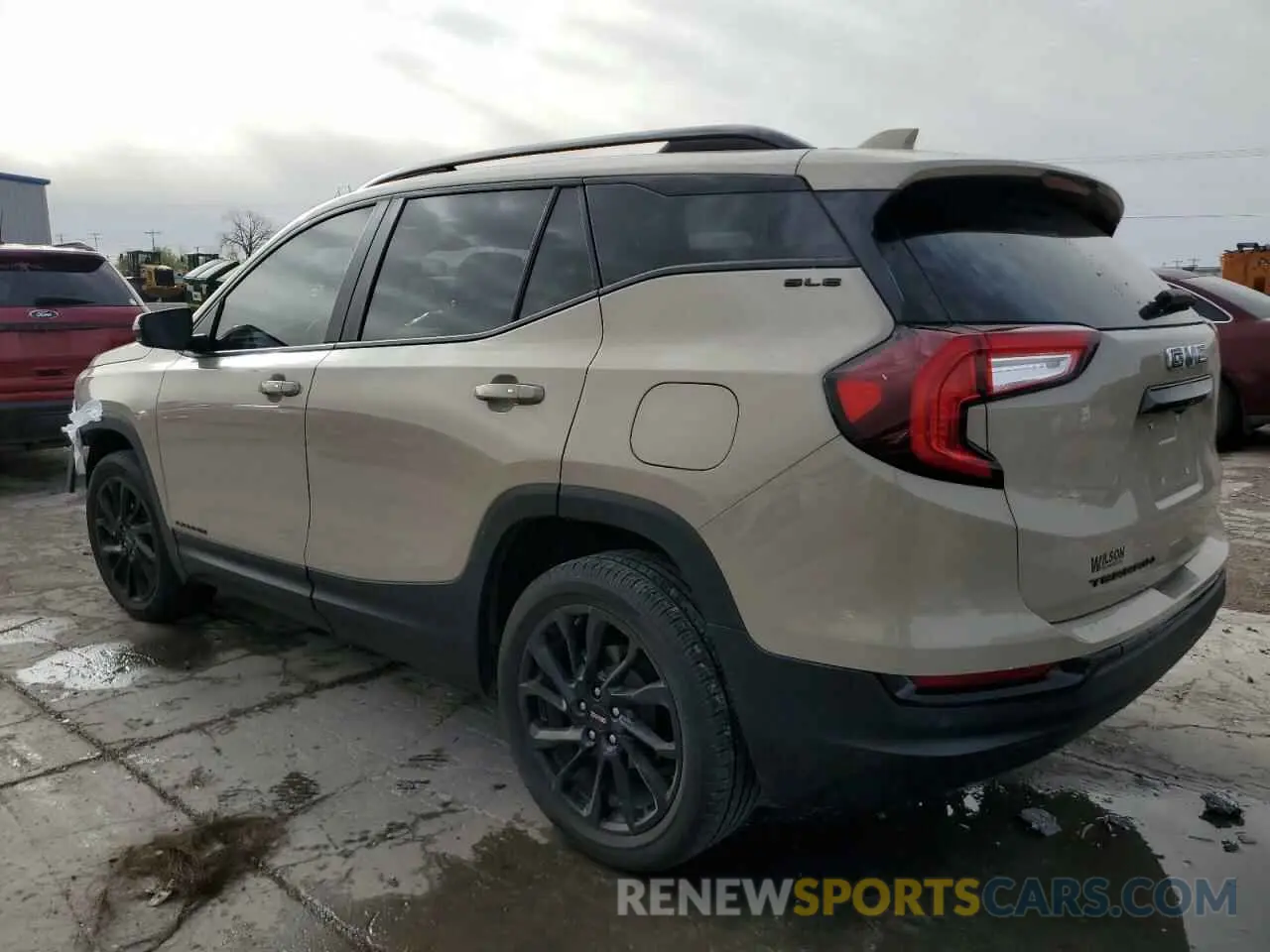 2 fotografías del automóvil dañado 3GKALMEG5PL121472 GMC TERRAIN 2023