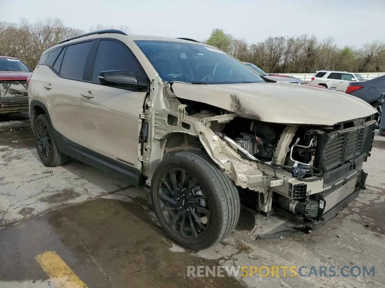 4 fotografías del automóvil dañado 3GKALMEG5PL121472 GMC TERRAIN 2023