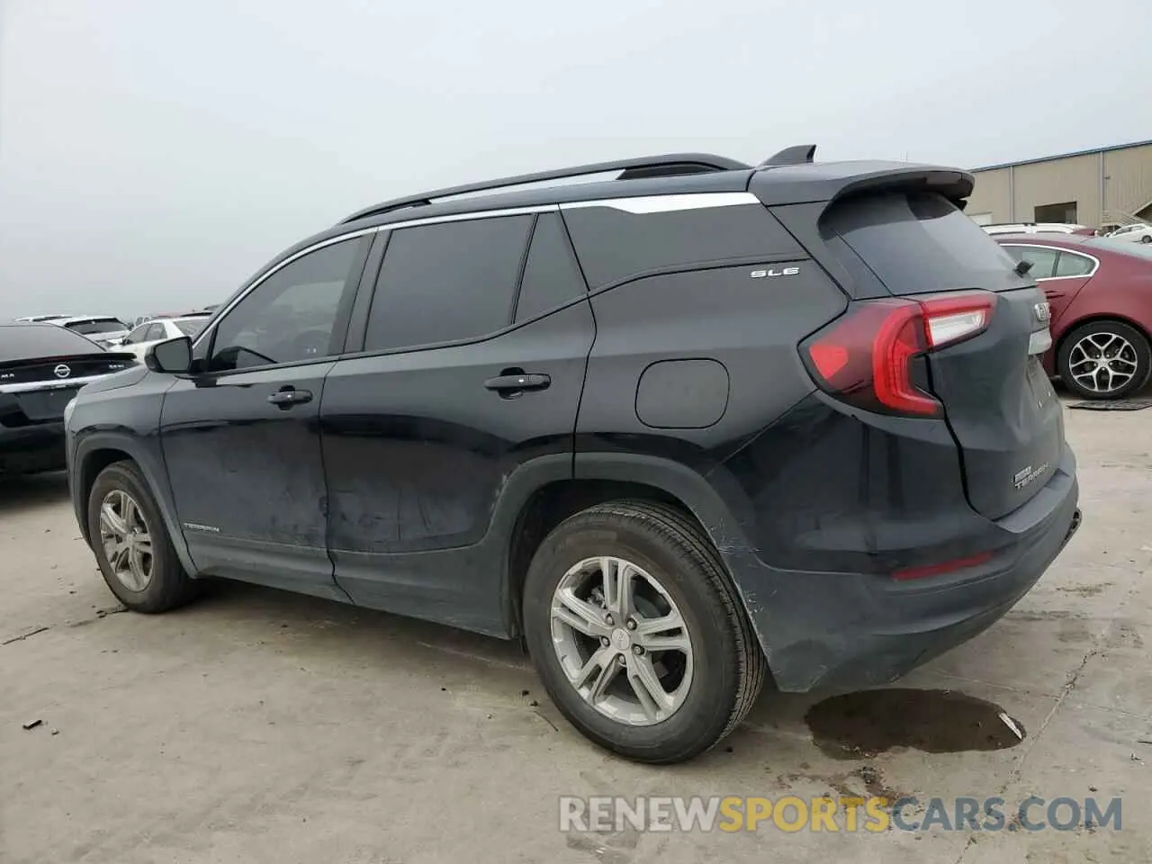 2 fotografías del automóvil dañado 3GKALMEG6PL176545 GMC TERRAIN 2023