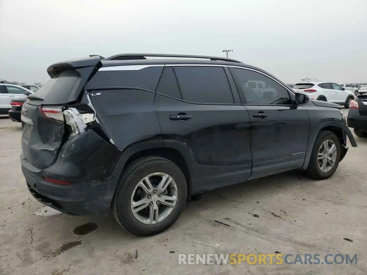 3 fotografías del automóvil dañado 3GKALMEG6PL176545 GMC TERRAIN 2023