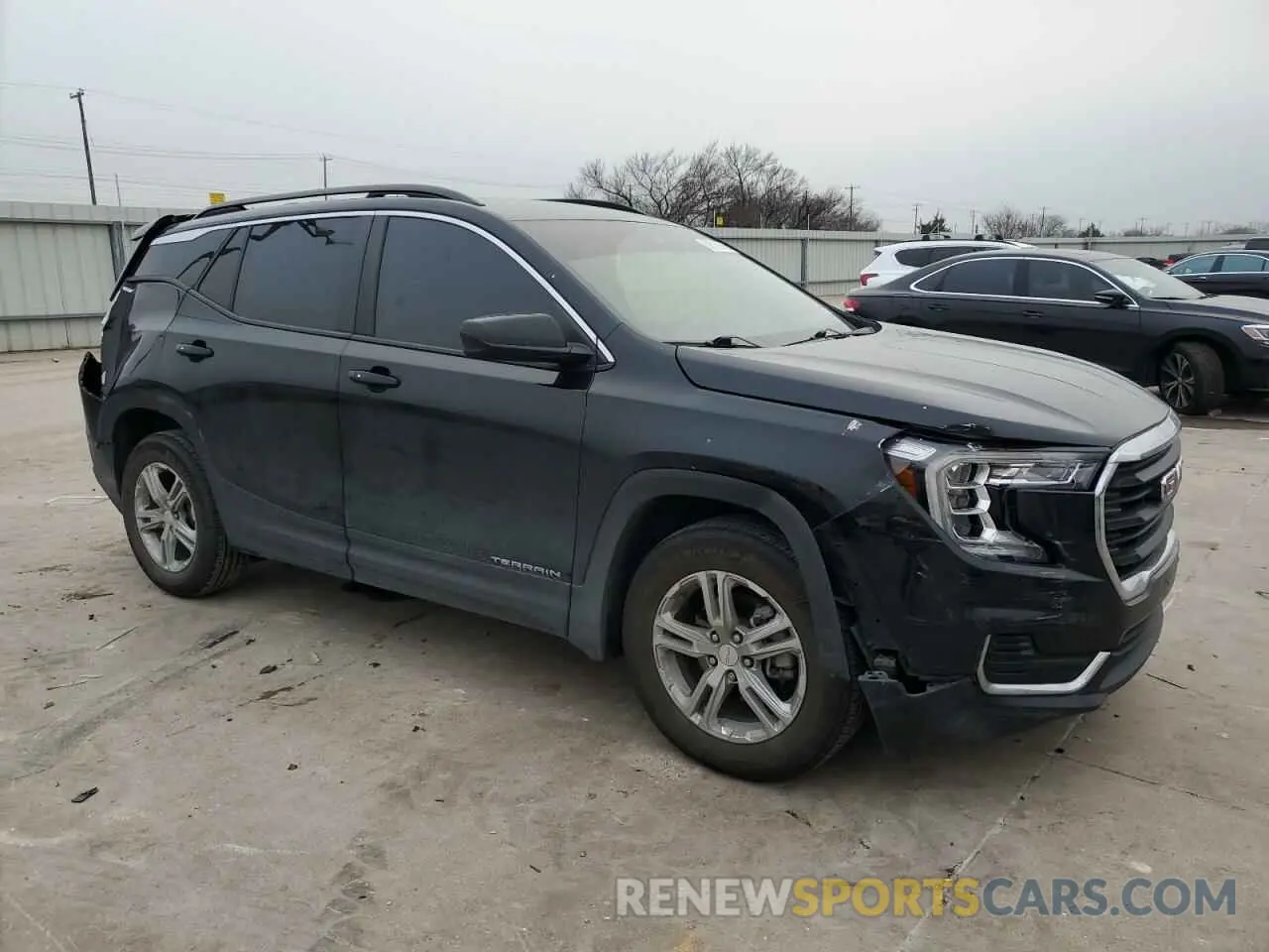 4 fotografías del automóvil dañado 3GKALMEG6PL176545 GMC TERRAIN 2023