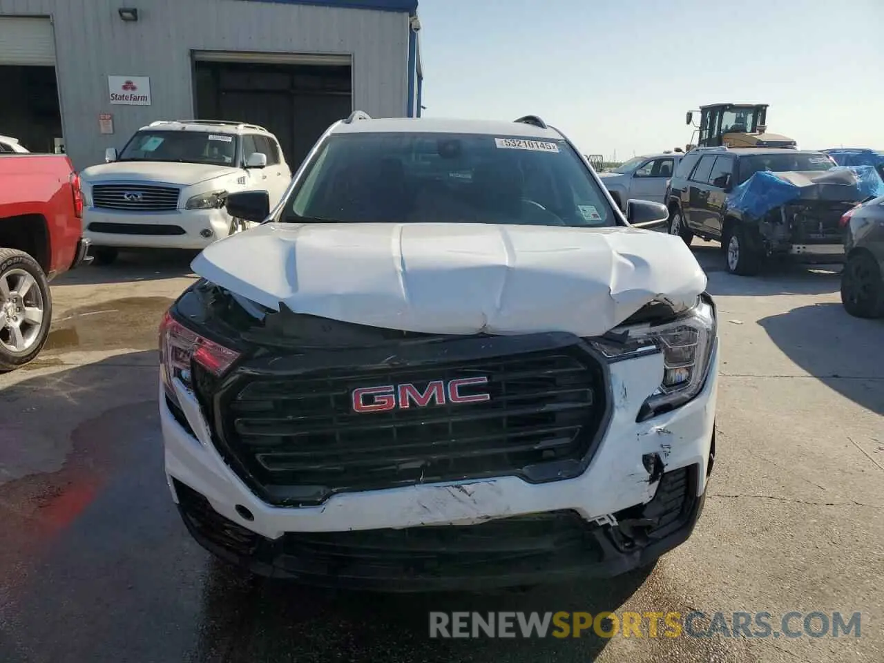5 fotografías del automóvil dañado 3GKALMEG8PL197297 GMC TERRAIN 2023
