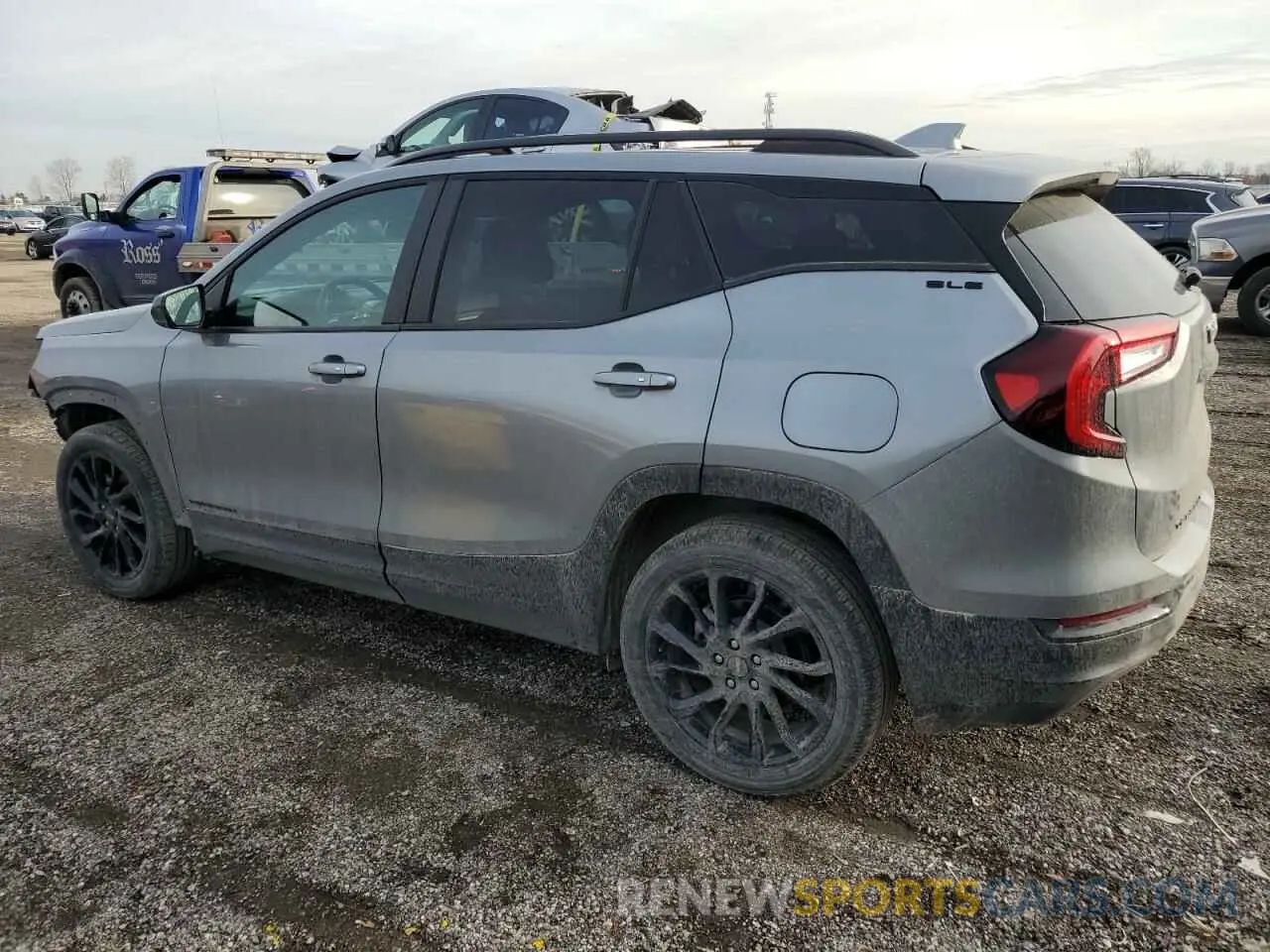 2 fotografías del automóvil dañado 3GKALMEG9PL243798 GMC TERRAIN 2023