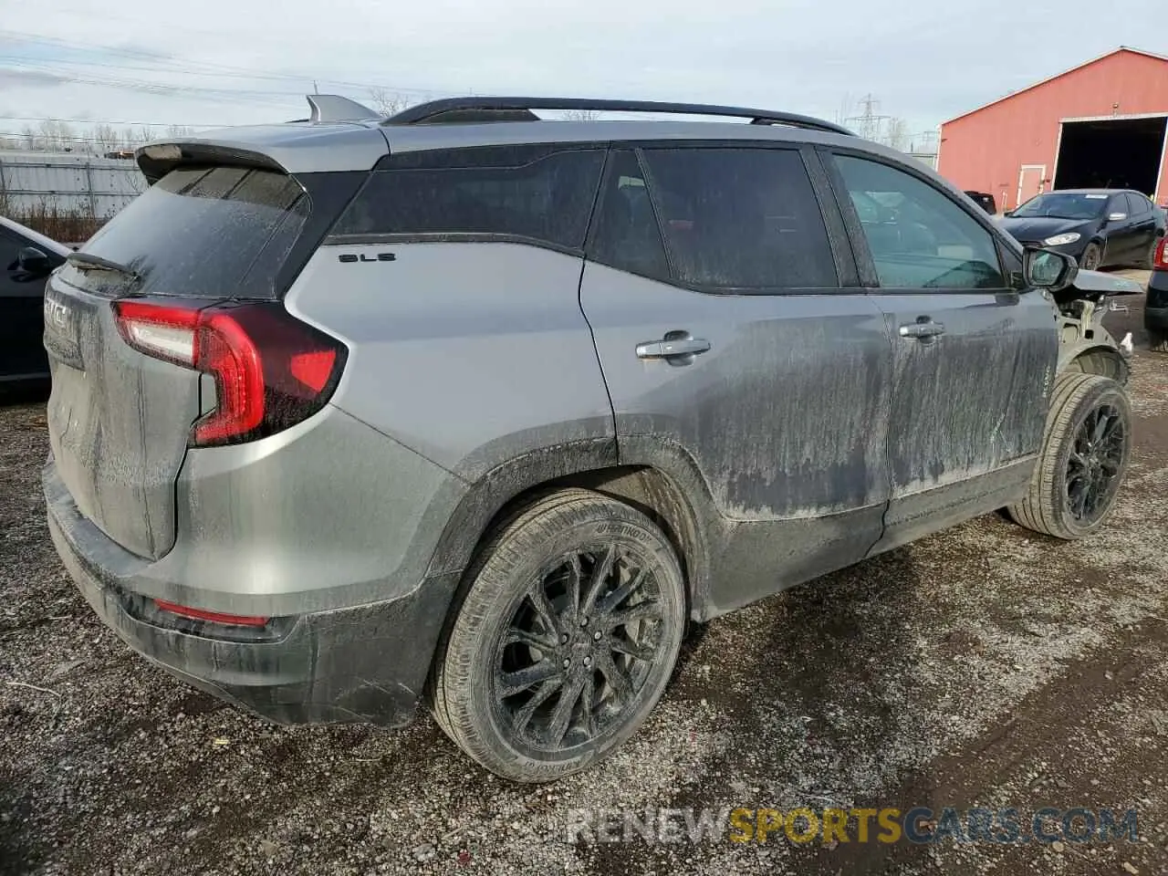 3 fotografías del automóvil dañado 3GKALMEG9PL243798 GMC TERRAIN 2023