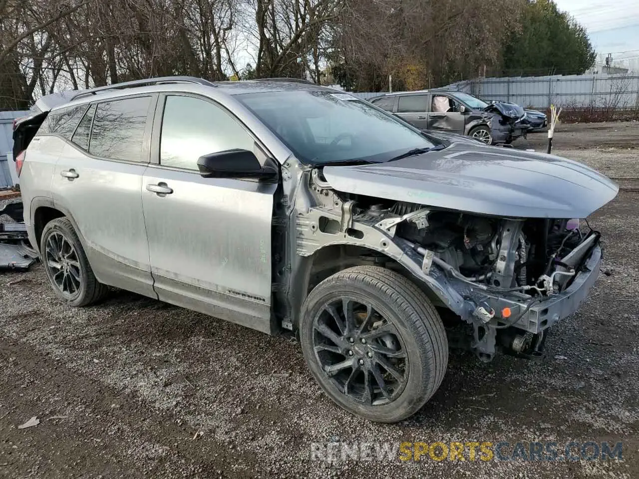 4 fotografías del automóvil dañado 3GKALMEG9PL243798 GMC TERRAIN 2023