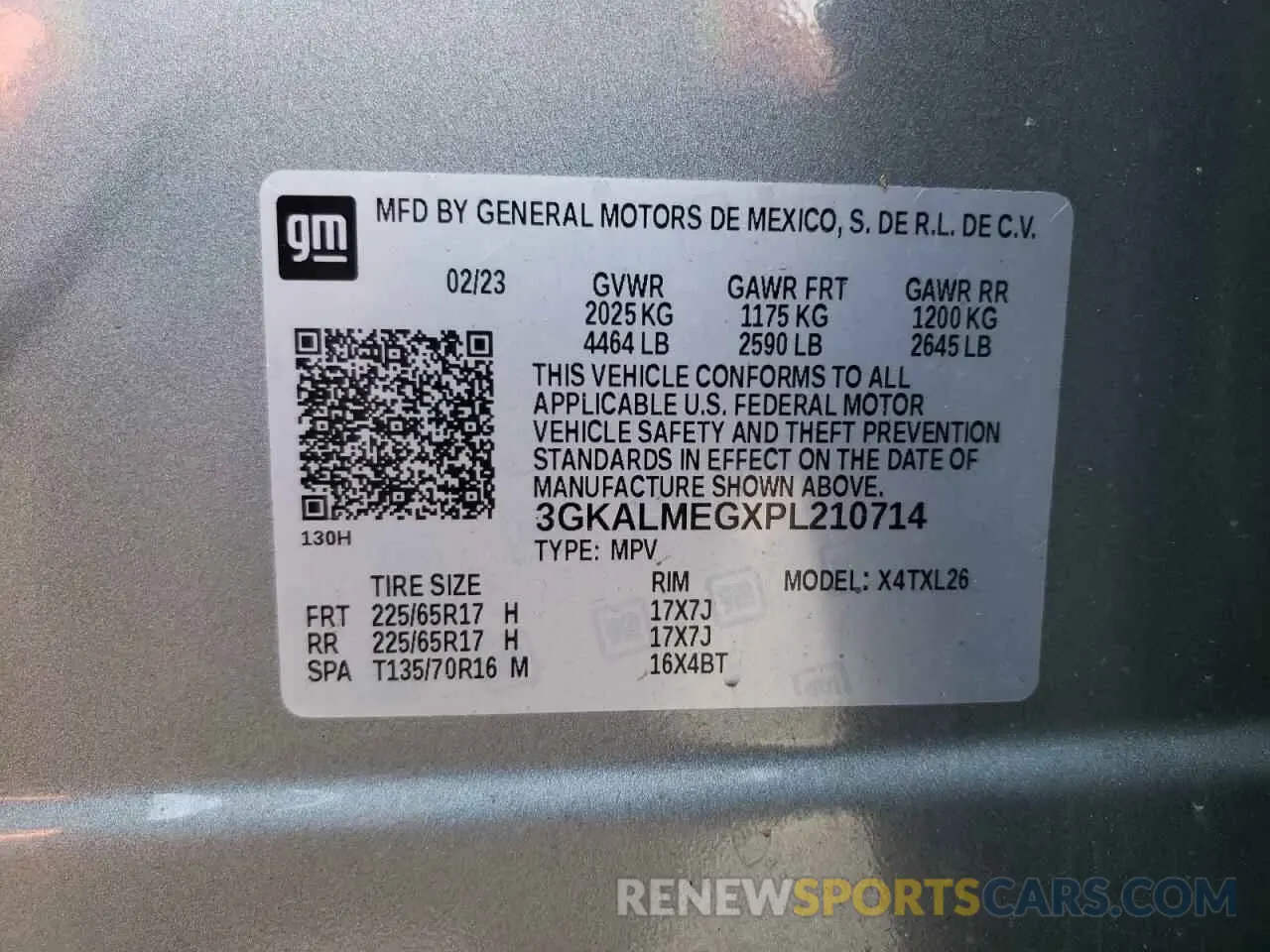 13 fotografías del automóvil dañado 3GKALMEGXPL210714 GMC TERRAIN 2023