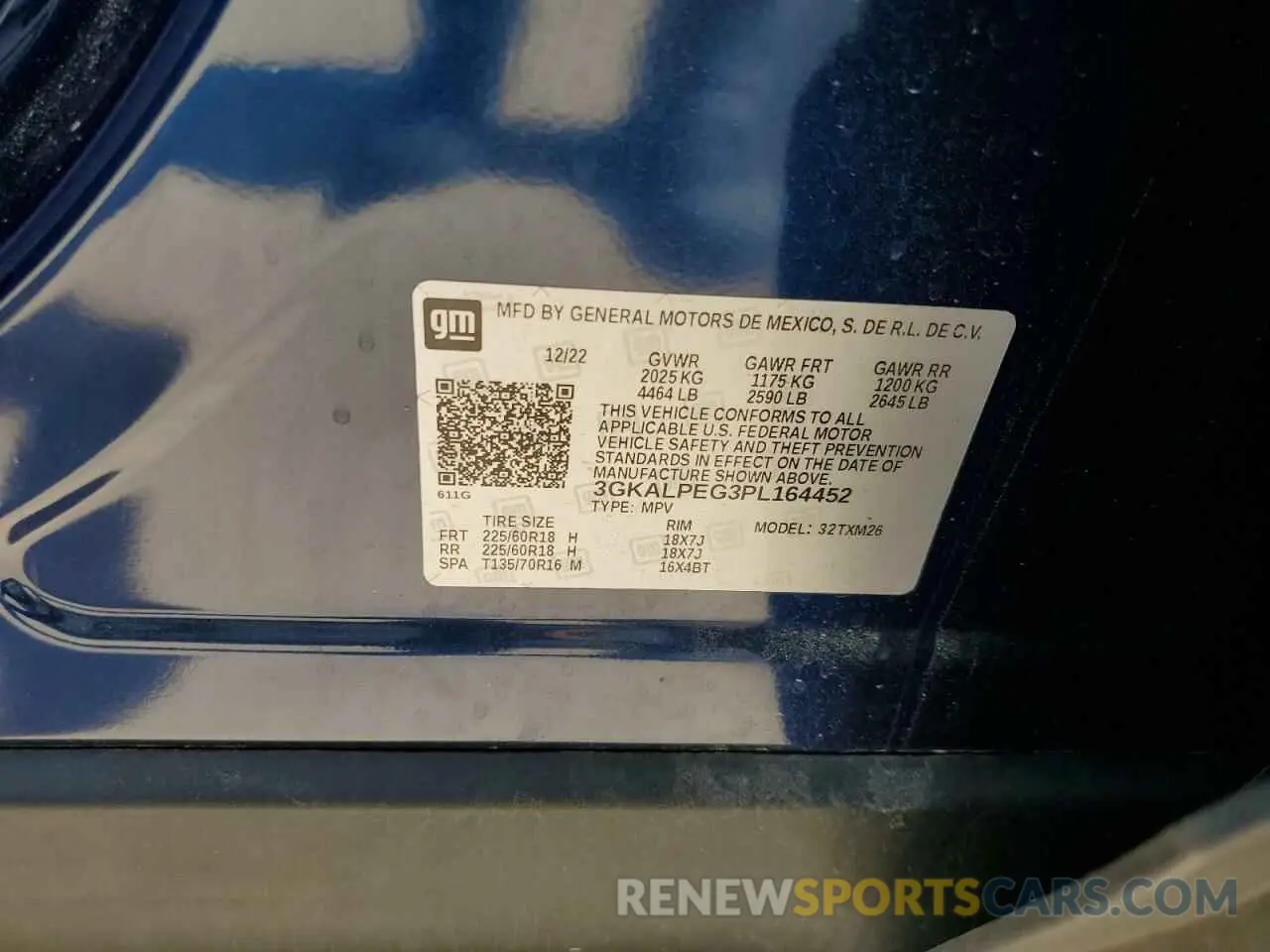 14 fotografías del automóvil dañado 3GKALPEG3PL164452 GMC TERRAIN 2023