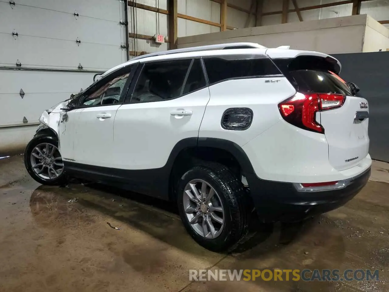 2 fotografías del automóvil dañado 3GKALPEG7PL200630 GMC TERRAIN 2023