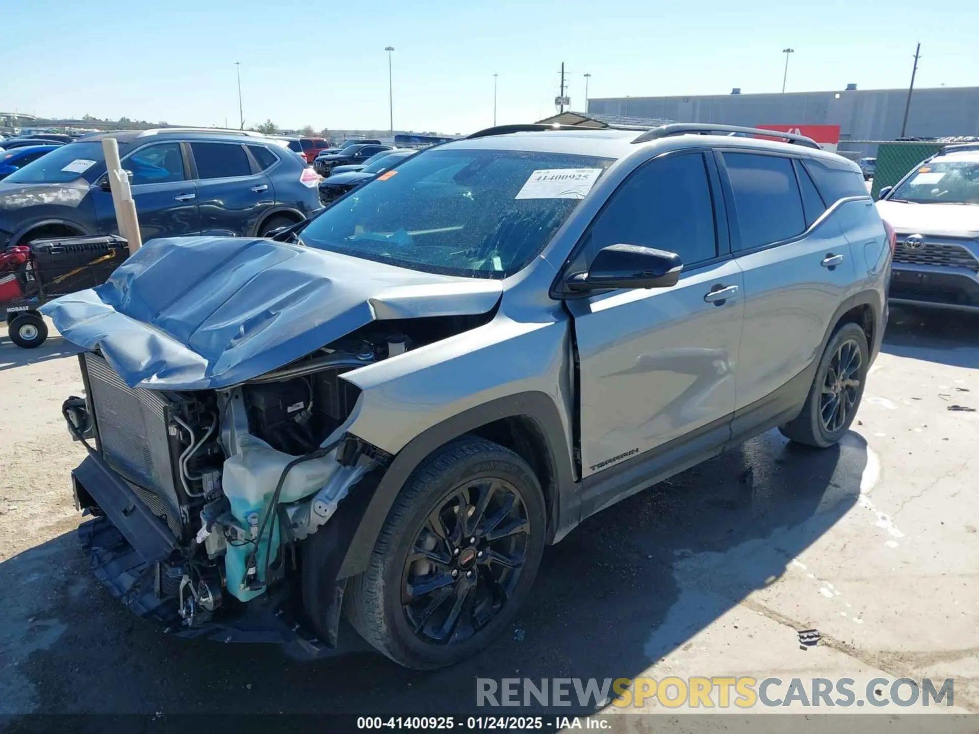 2 fotografías del automóvil dañado 3GKALPEGXPL153576 GMC TERRAIN 2023