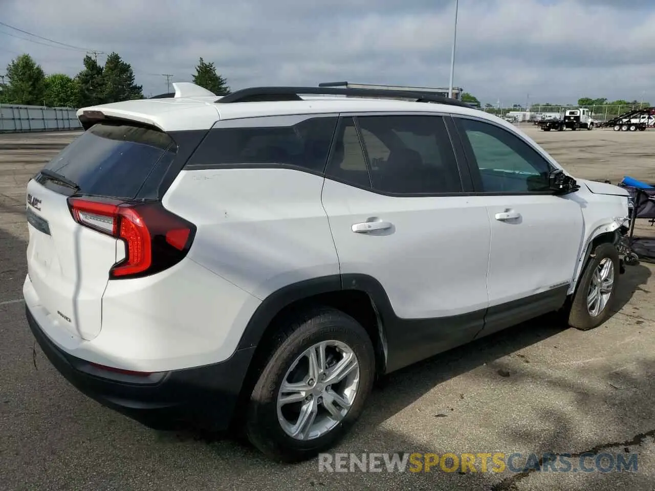 3 fotografías del automóvil dañado 3GKALTEG2PL186113 GMC TERRAIN 2023