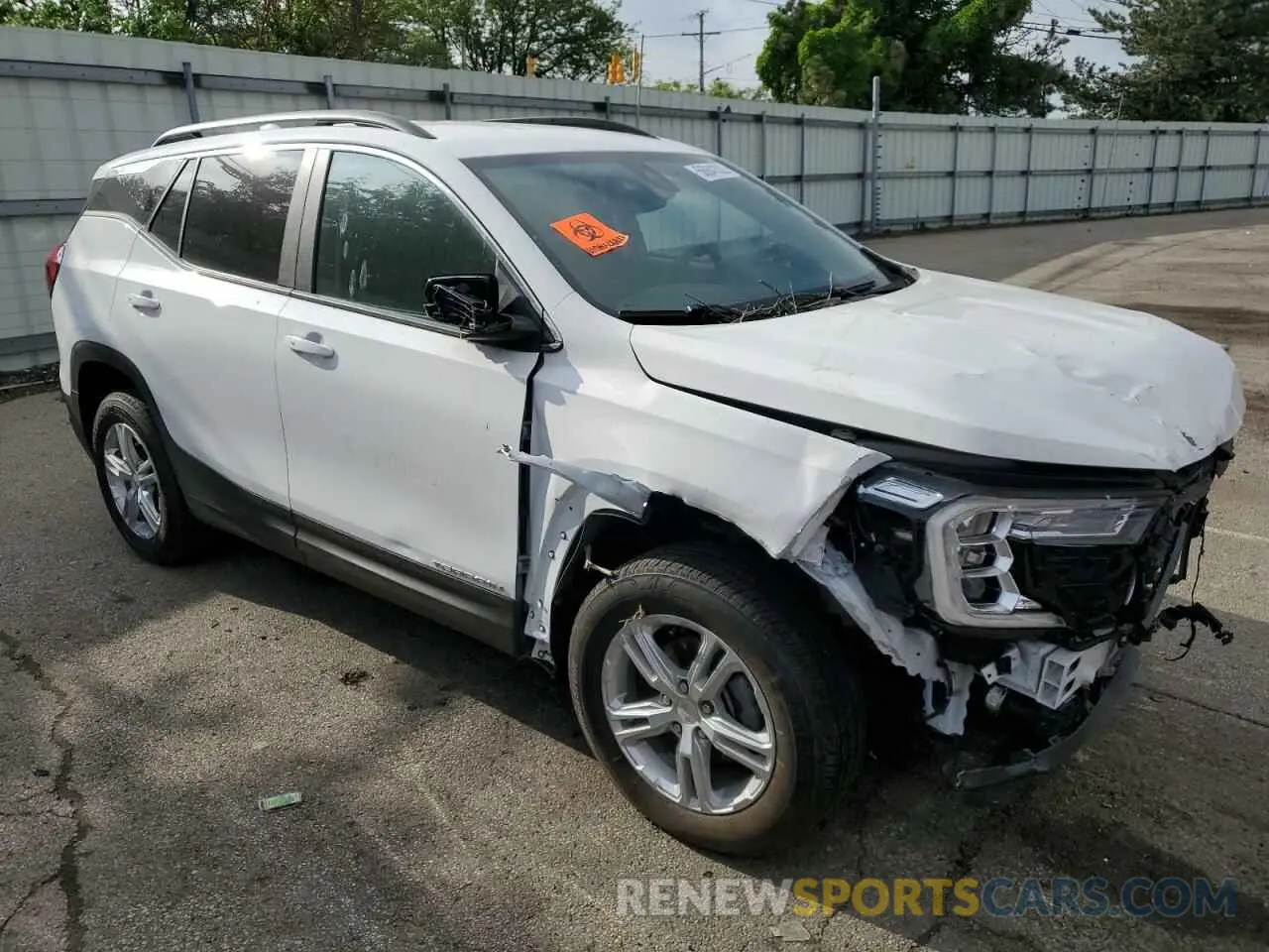 4 fotografías del automóvil dañado 3GKALTEG2PL186113 GMC TERRAIN 2023