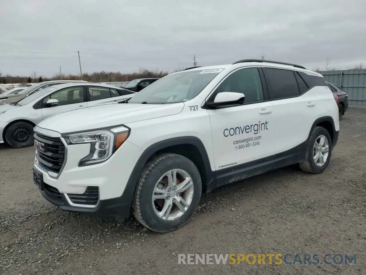 2 fotografías del automóvil dañado 3GKALTEG9PL254472 GMC TERRAIN 2023