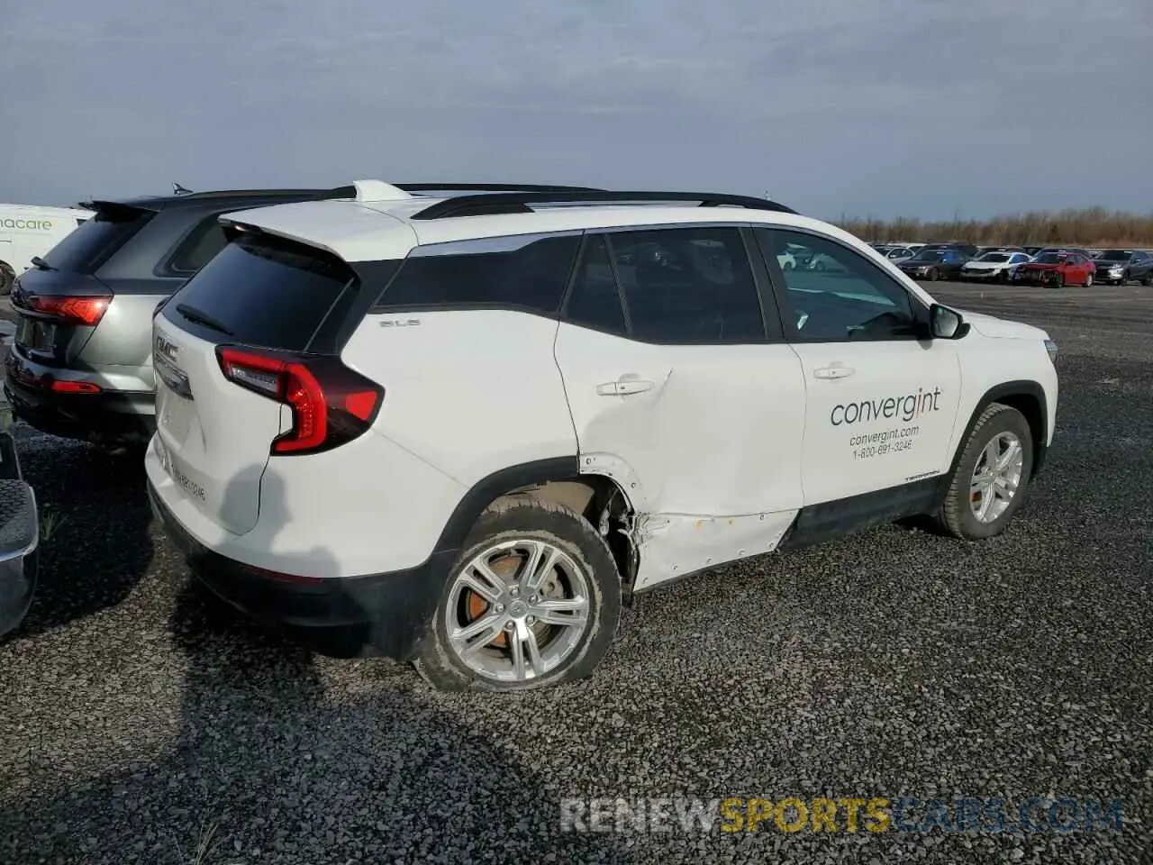 3 fotografías del automóvil dañado 3GKALTEG9PL254472 GMC TERRAIN 2023