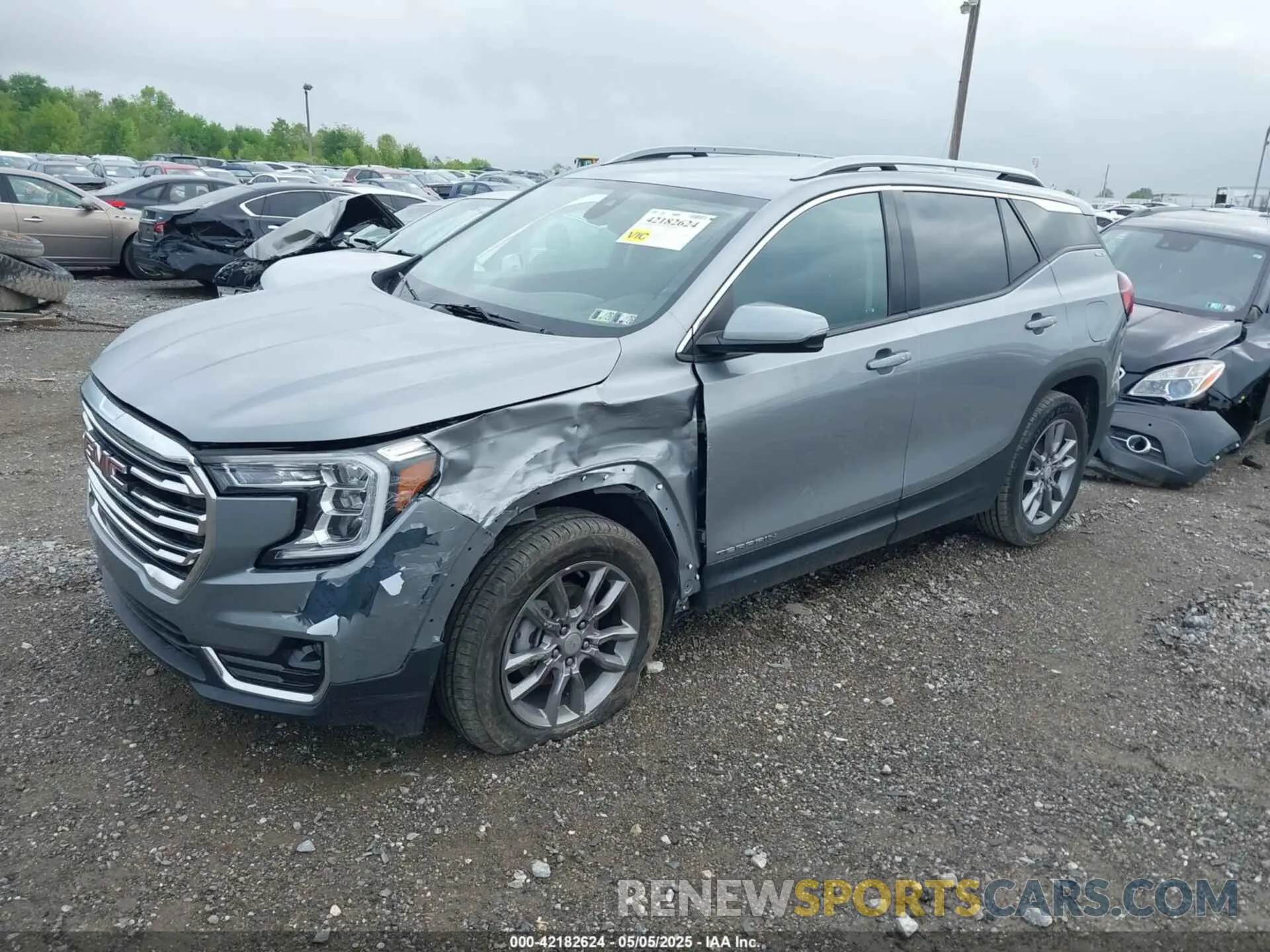 2 fotografías del automóvil dañado 3GKALVEG7PL187740 GMC TERRAIN 2023