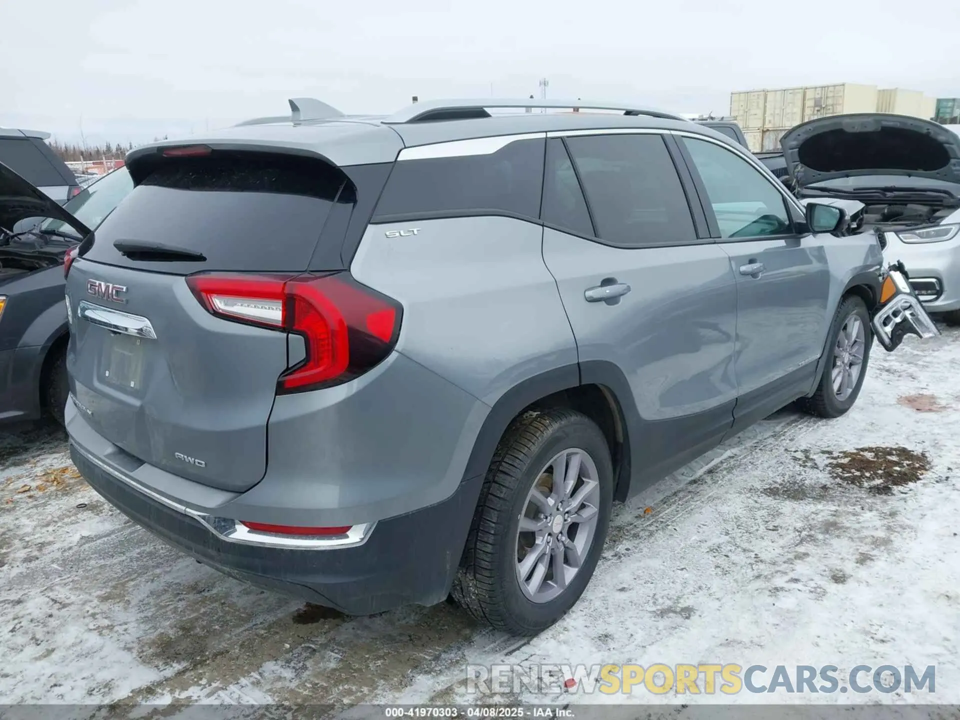 4 fotografías del automóvil dañado 3GKALVEG7PL255230 GMC TERRAIN 2023
