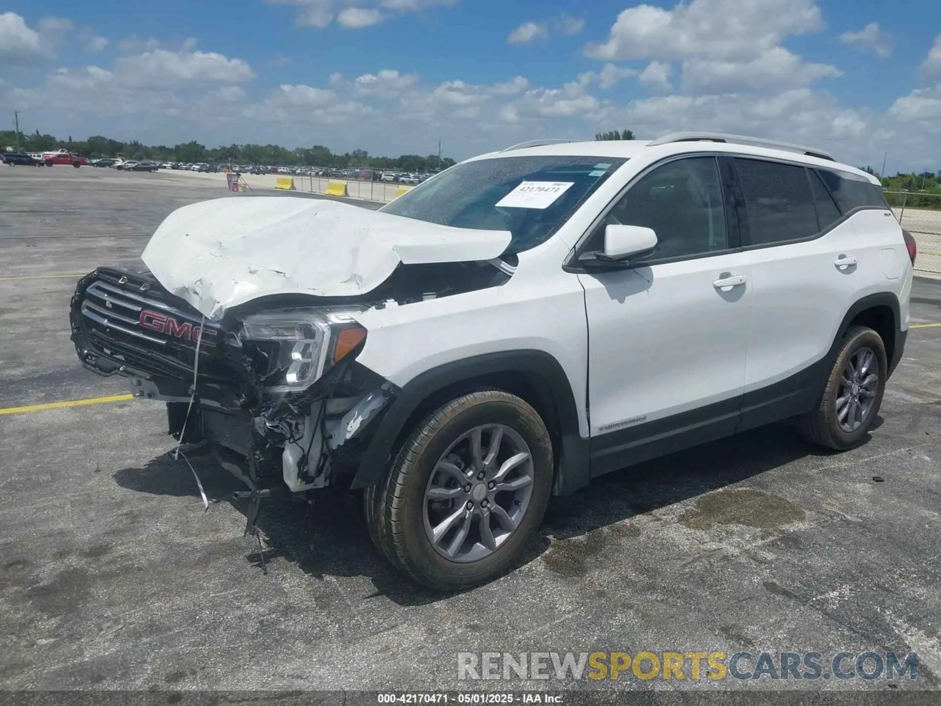 2 fotografías del automóvil dañado 3GKALVEG8PL165469 GMC TERRAIN 2023