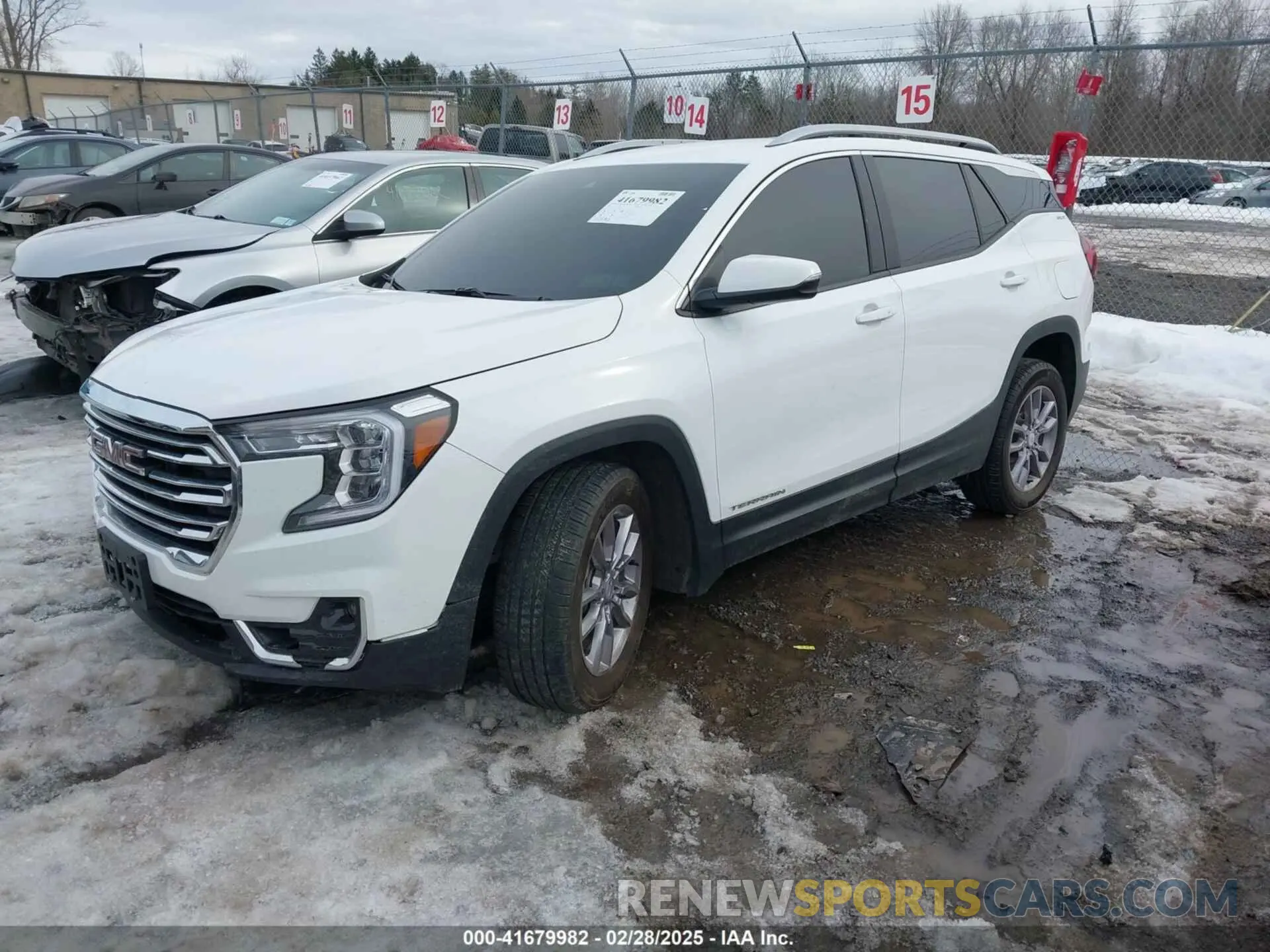 2 fotografías del automóvil dañado 3GKALVEGXPL248045 GMC TERRAIN 2023