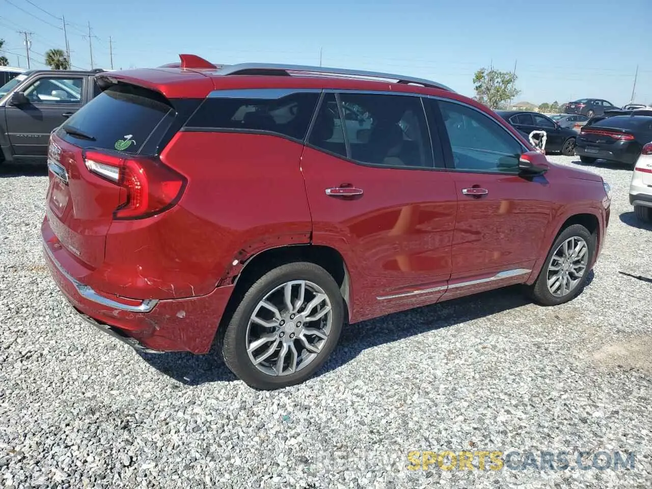 3 fotografías del automóvil dañado 3GKALXEG2PL173739 GMC TERRAIN 2023