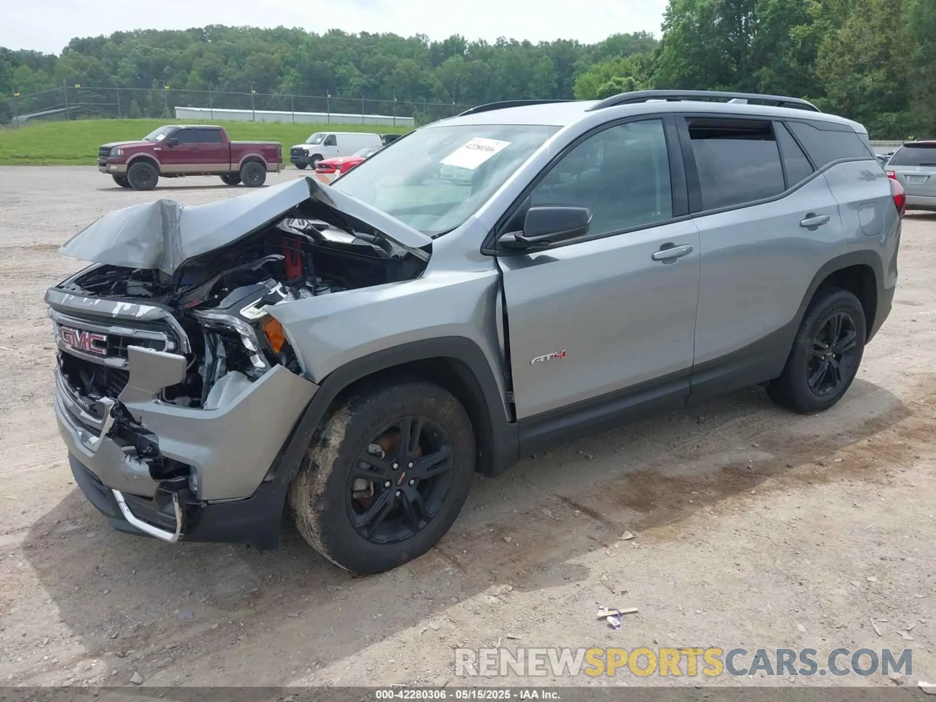 2 fotografías del automóvil dañado 3GKALYEG5PL257964 GMC TERRAIN 2023