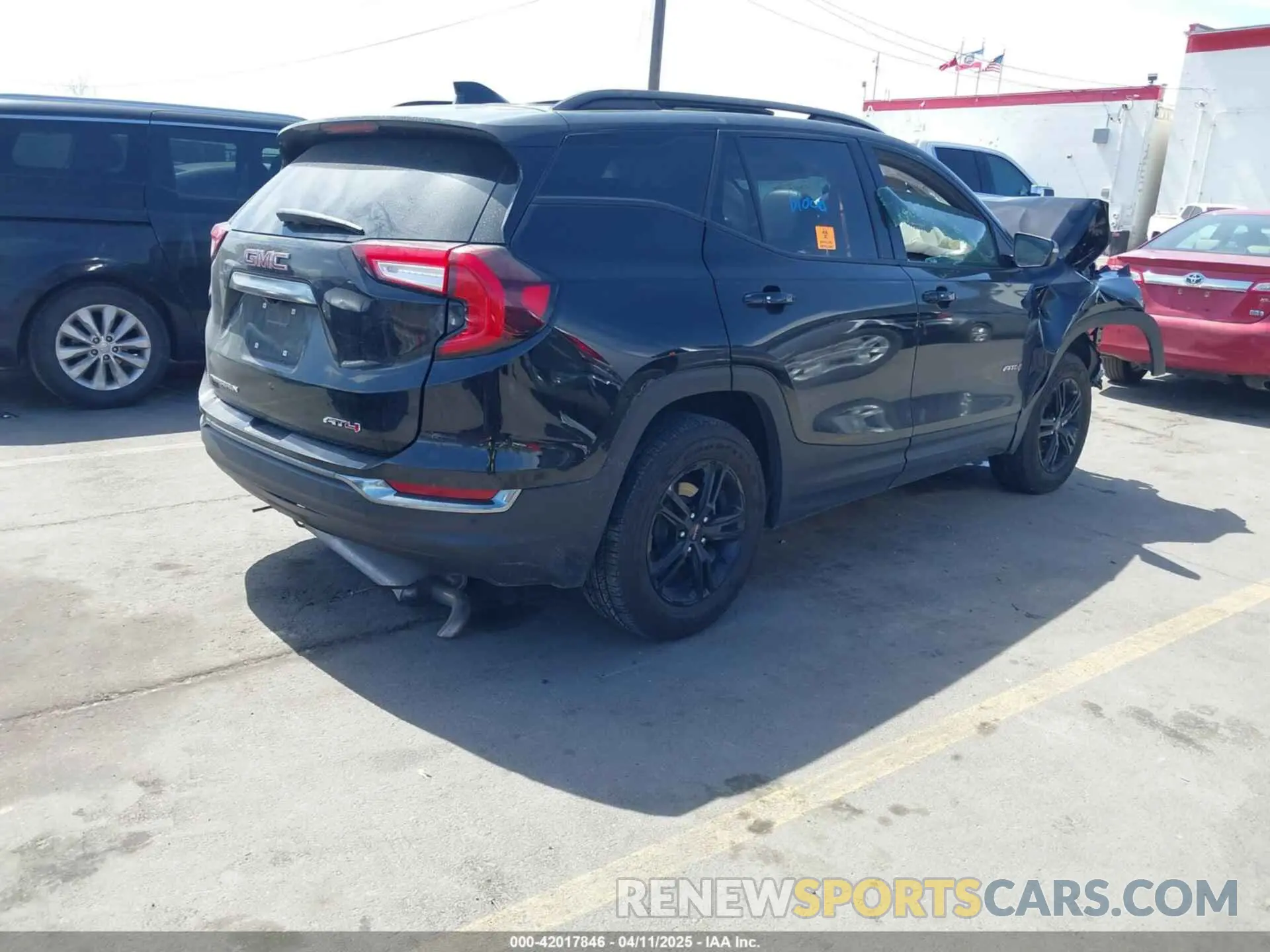 4 fotografías del automóvil dañado 3GKALYEG9PL130568 GMC TERRAIN 2023