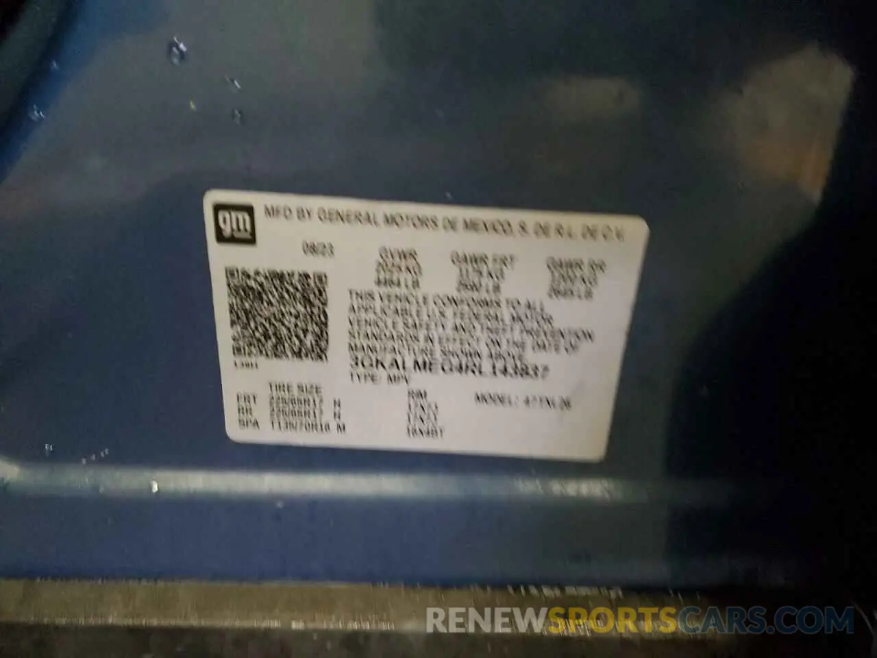13 fotografías del automóvil dañado 3GKALMEG4RL143837 GMC TERRAIN 2024