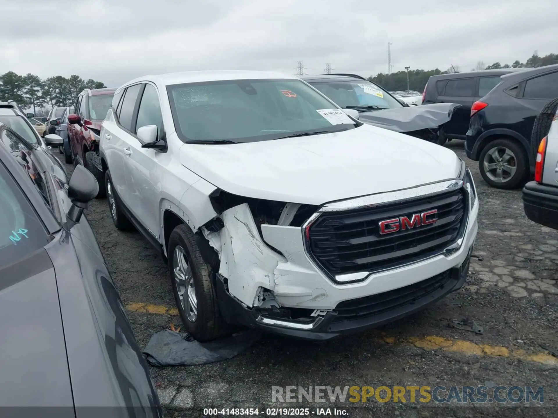 1 fotografías del automóvil dañado 3GKALMEG4RL373894 GMC TERRAIN 2024