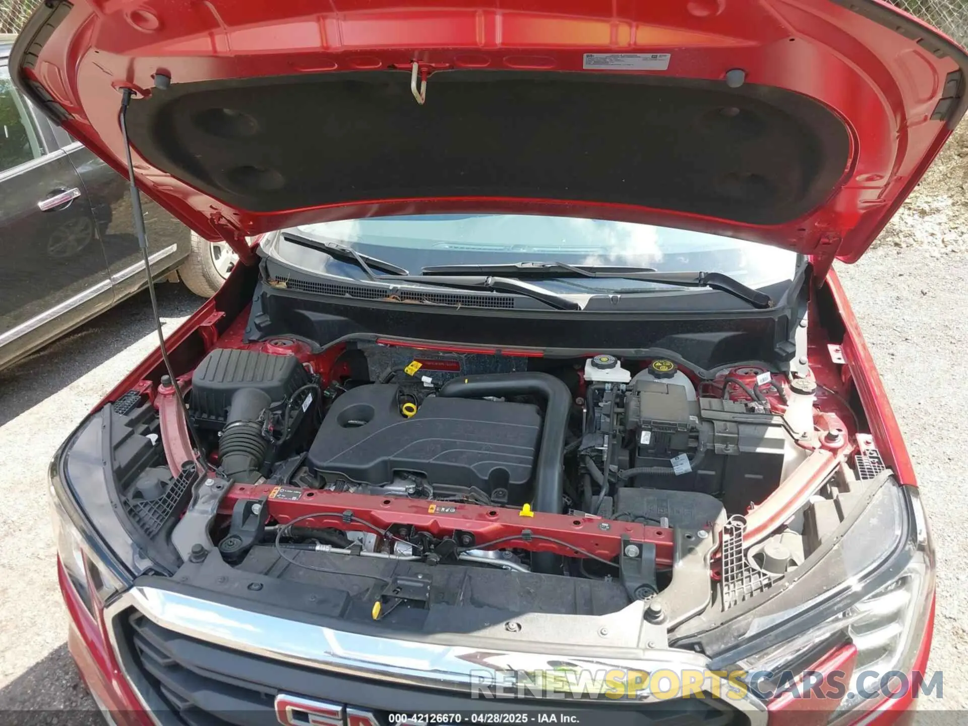 10 fotografías del automóvil dañado 3GKALMEG5RL152370 GMC TERRAIN 2024
