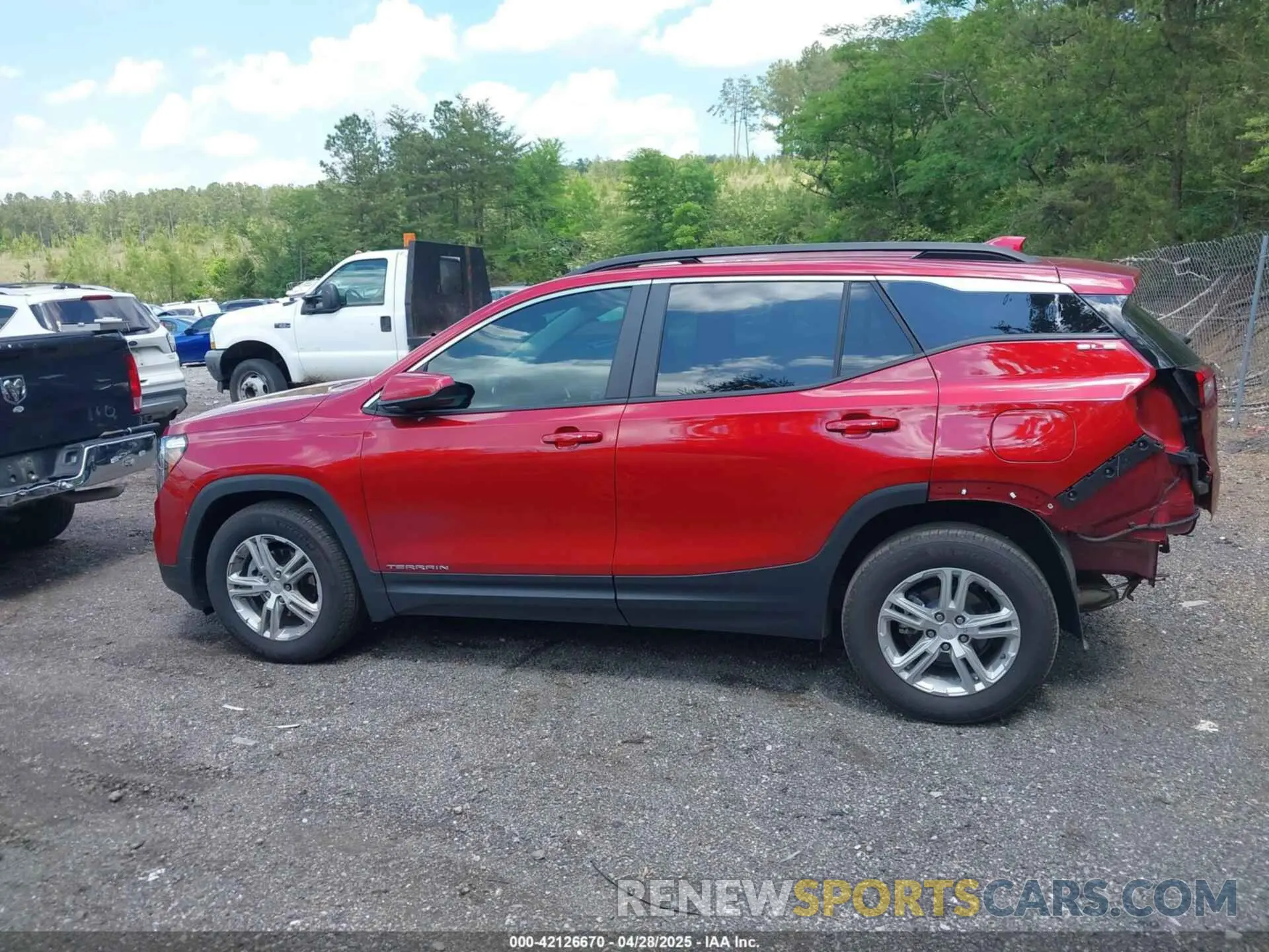 14 fotografías del automóvil dañado 3GKALMEG5RL152370 GMC TERRAIN 2024