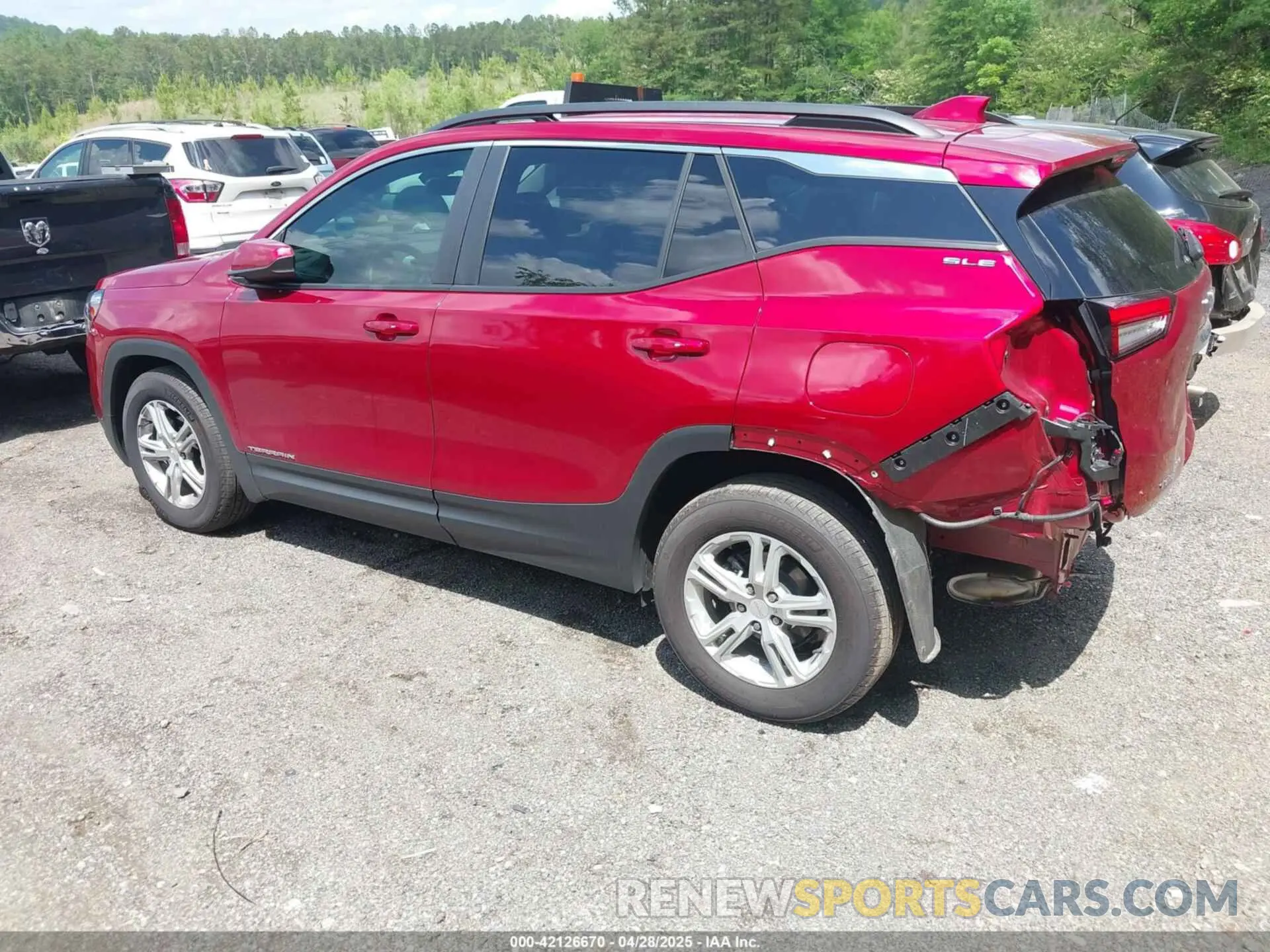 3 fotografías del automóvil dañado 3GKALMEG5RL152370 GMC TERRAIN 2024