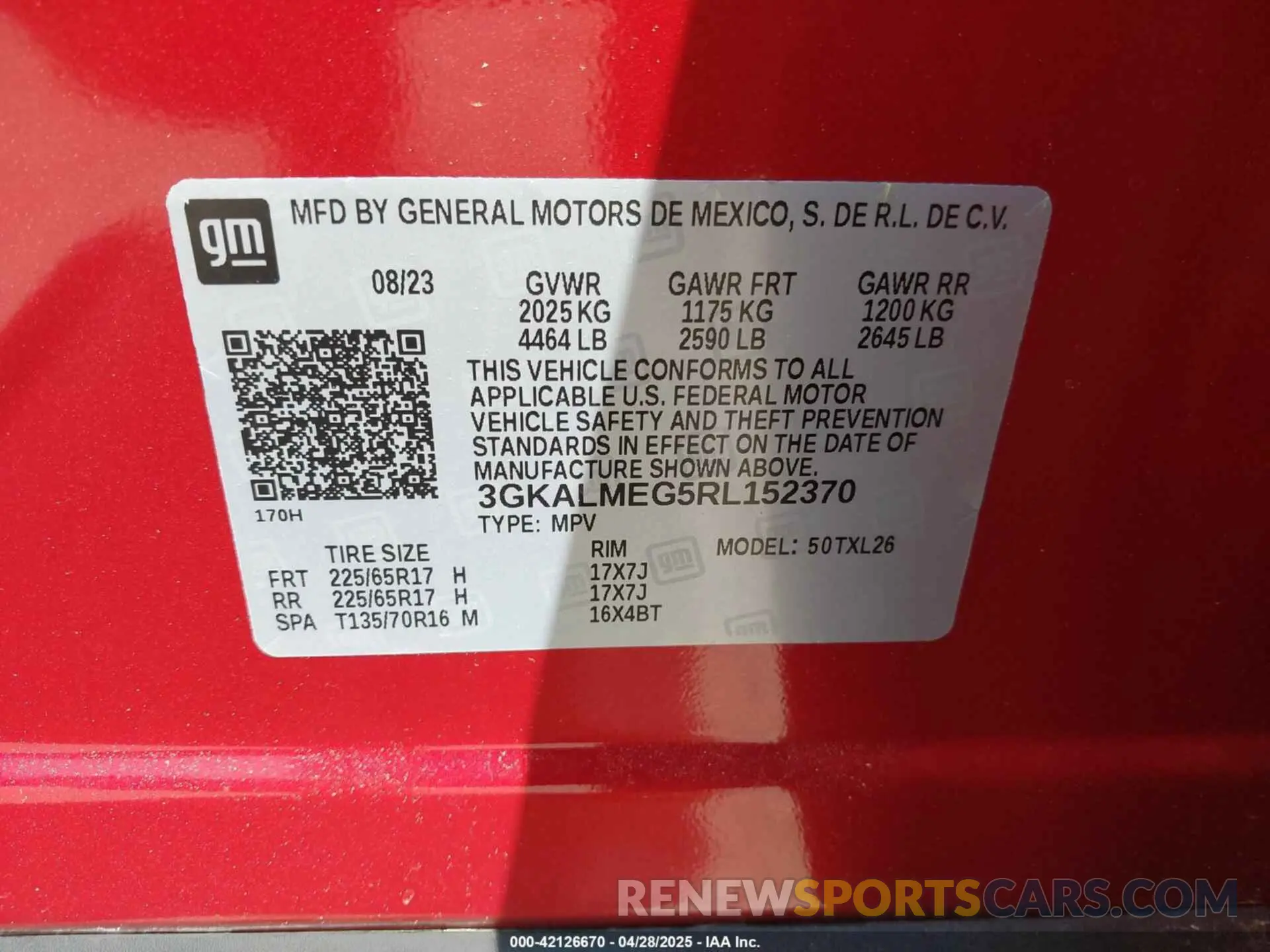 9 fotografías del automóvil dañado 3GKALMEG5RL152370 GMC TERRAIN 2024