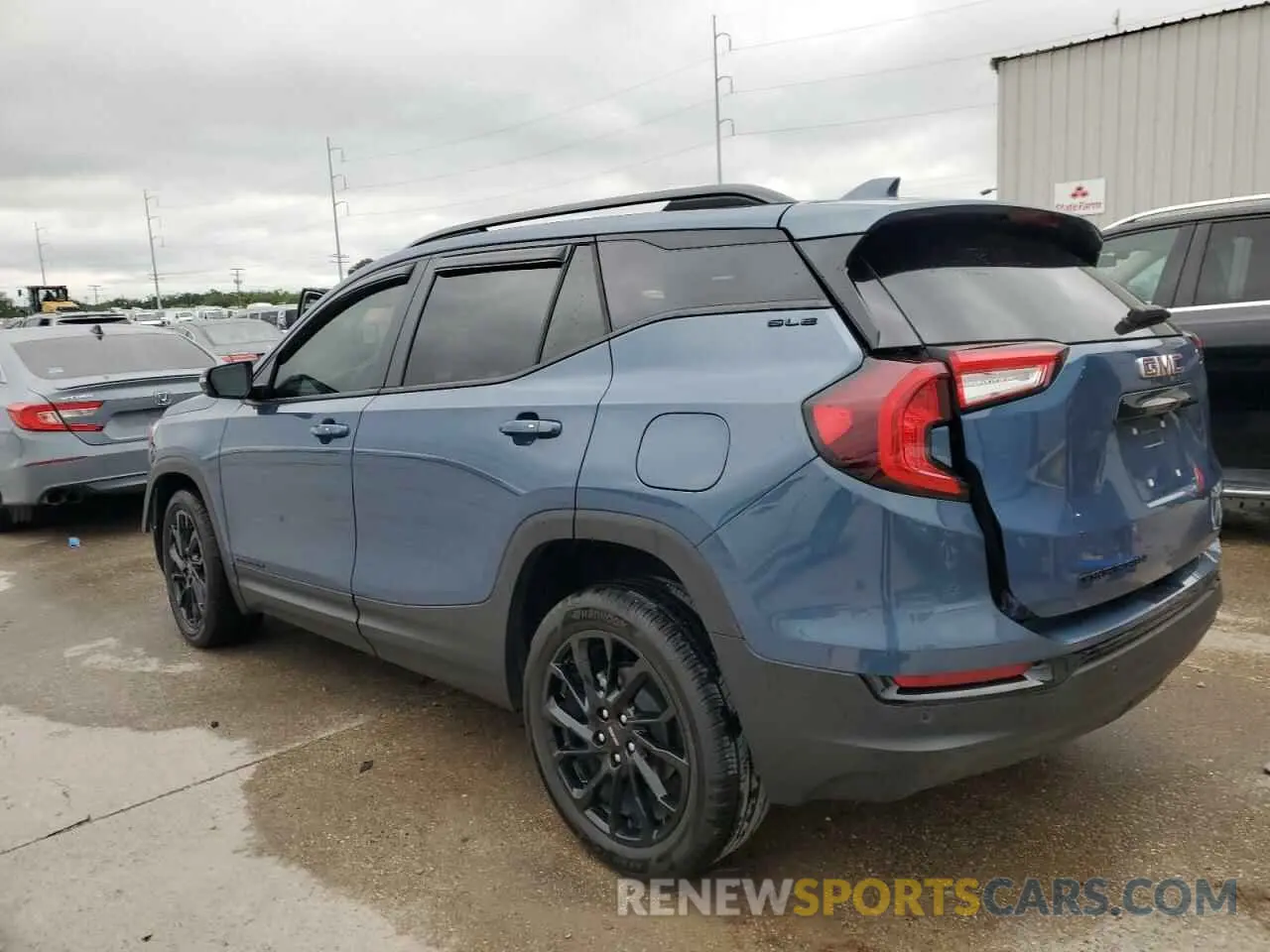 2 fotografías del automóvil dañado 3GKALMEG5RL299448 GMC TERRAIN 2024