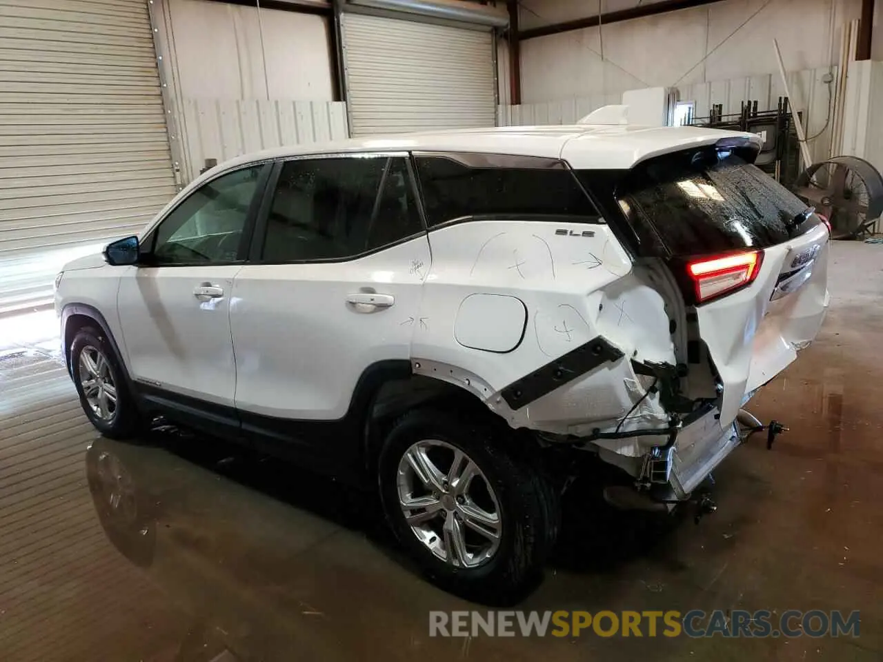 2 fotografías del automóvil dañado 3GKALMEG6RL368325 GMC TERRAIN 2024