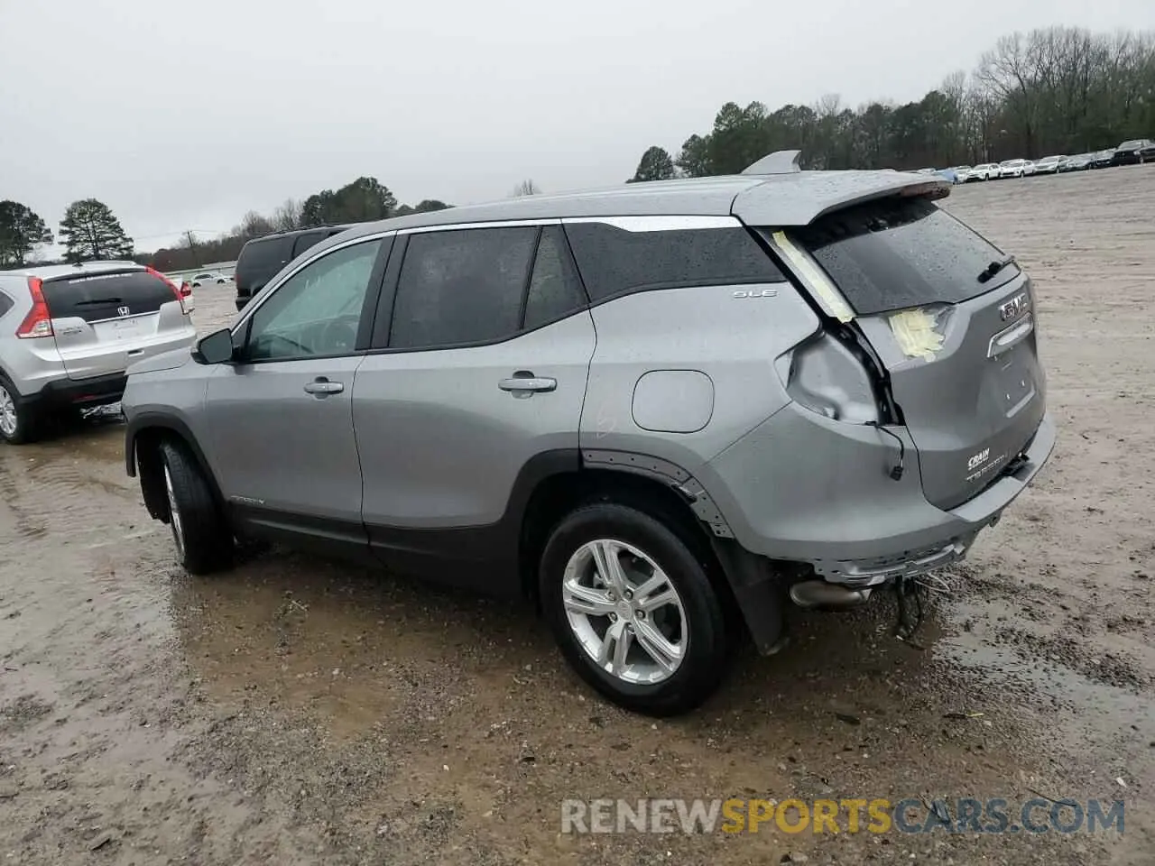 2 fotografías del automóvil dañado 3GKALMEG7RL223875 GMC TERRAIN 2024