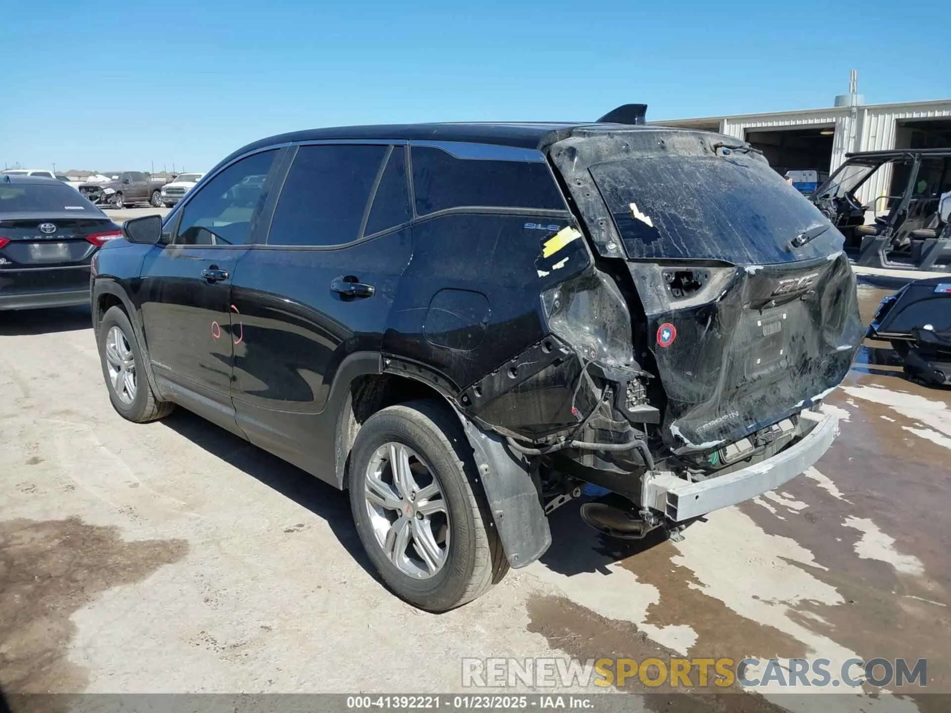 3 fotografías del automóvil dañado 3GKALMEG7RL276026 GMC TERRAIN 2024