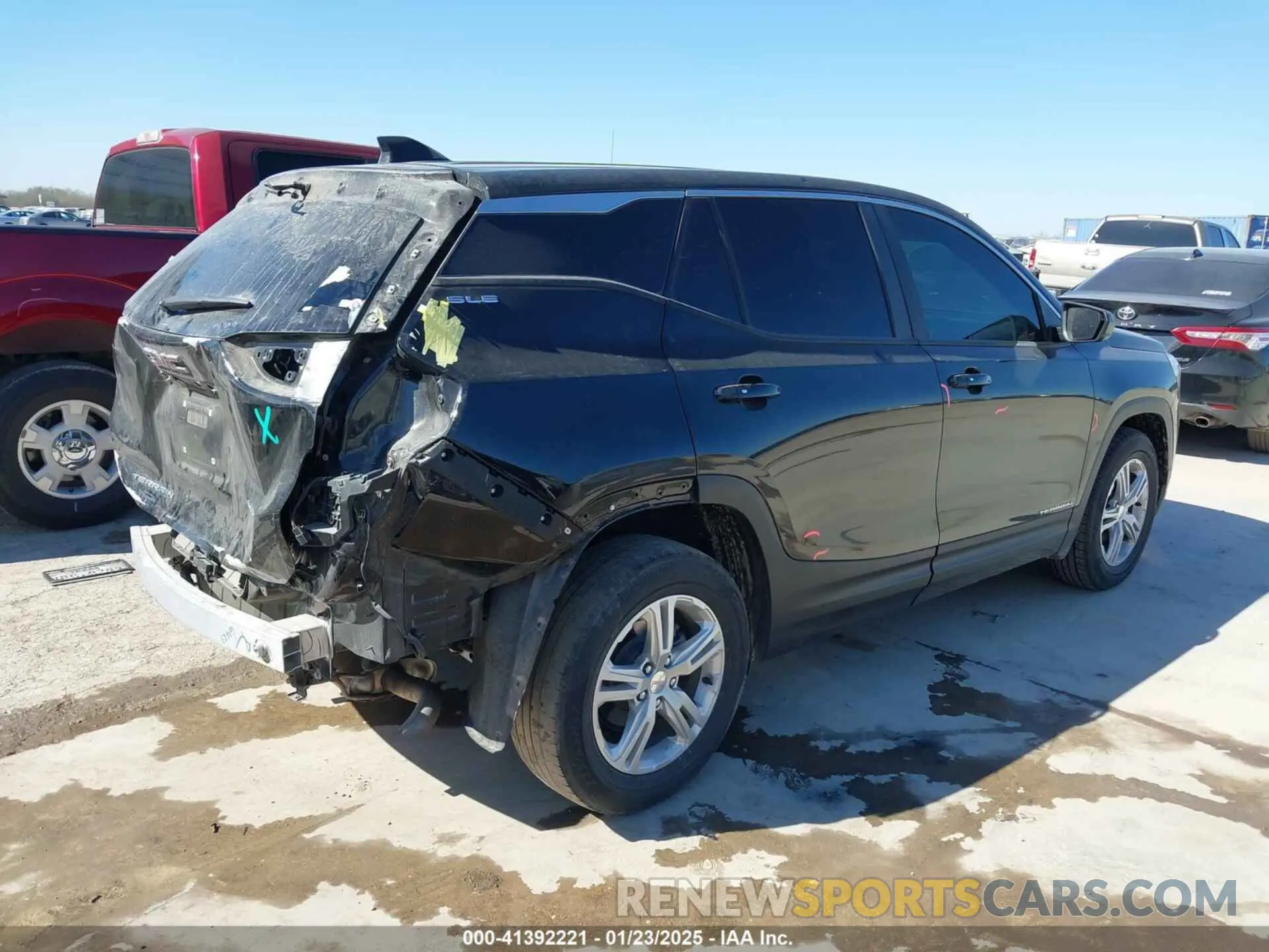 4 fotografías del automóvil dañado 3GKALMEG7RL276026 GMC TERRAIN 2024