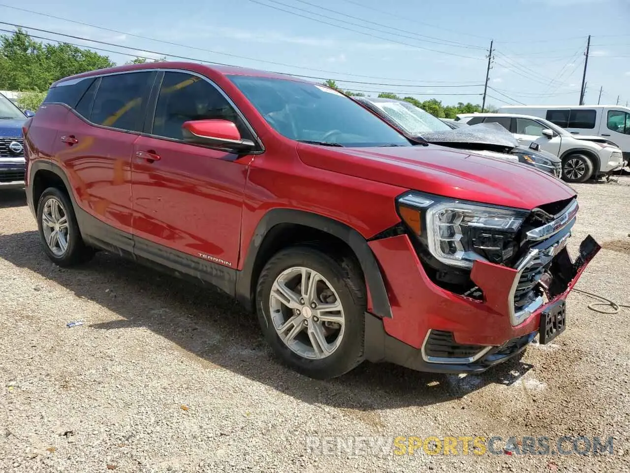 4 fotografías del automóvil dañado 3GKALMEG8RL156820 GMC TERRAIN 2024