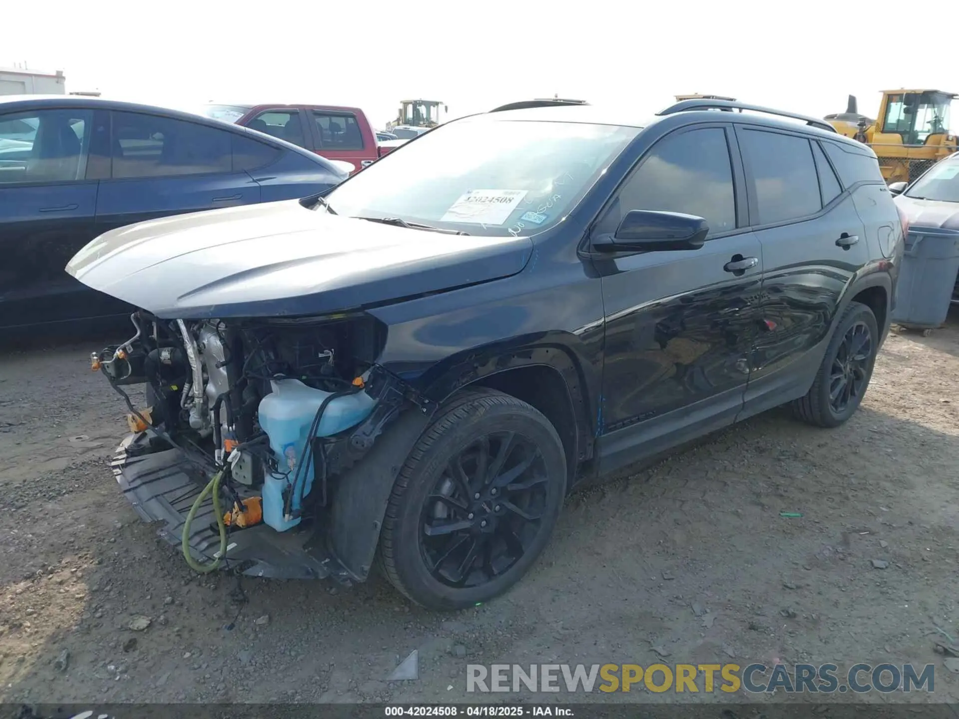2 fotografías del automóvil dañado 3GKALMEG9RL314856 GMC TERRAIN 2024