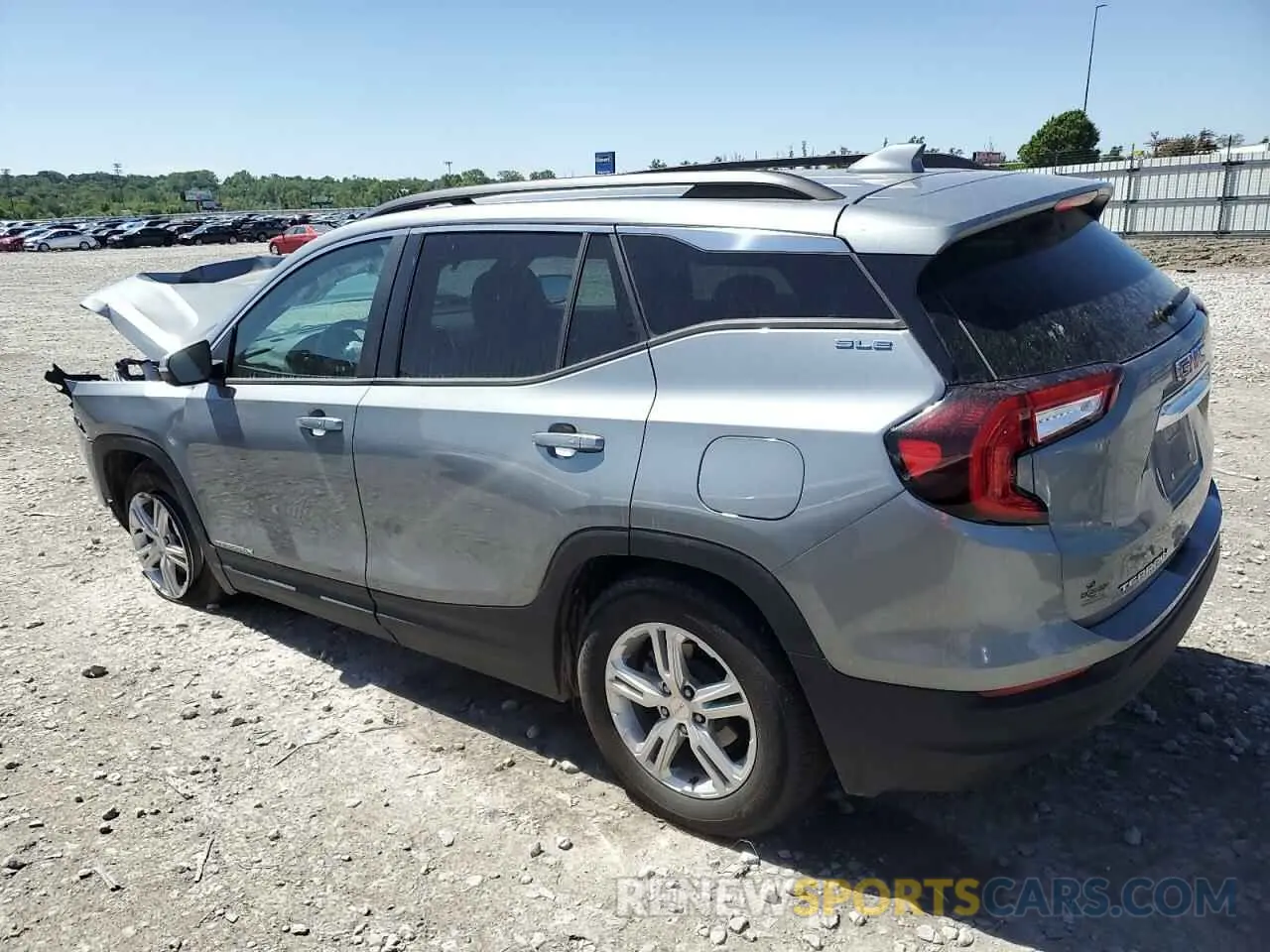 2 fotografías del automóvil dañado 3GKALMEG9RL318986 GMC TERRAIN 2024