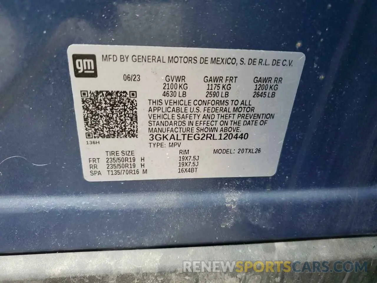 14 fotografías del automóvil dañado 3GKALTEG2RL120440 GMC TERRAIN 2024