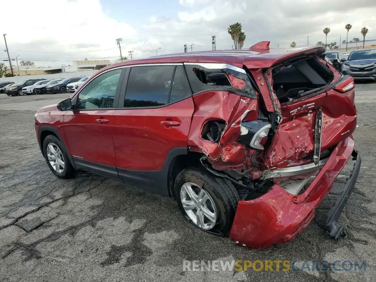 2 fotografías del automóvil dañado 3GKALTEG5RL384672 GMC TERRAIN 2024