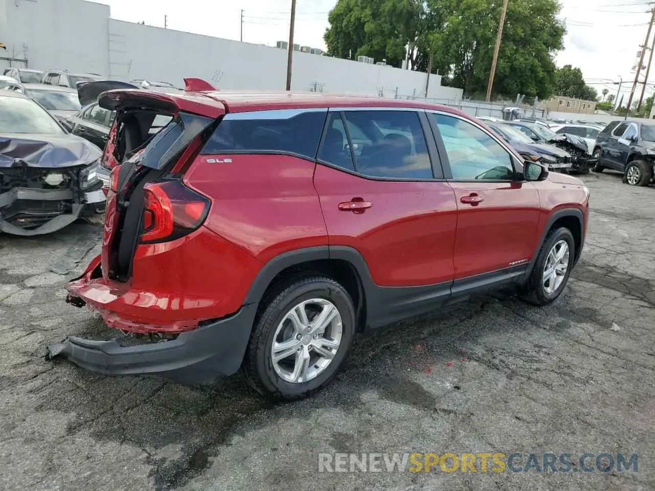 3 fotografías del automóvil dañado 3GKALTEG5RL384672 GMC TERRAIN 2024