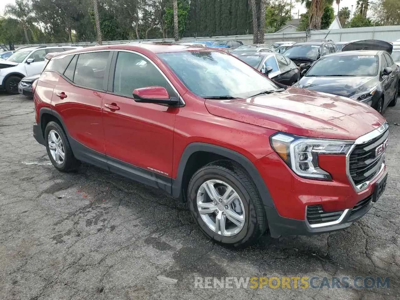 4 fotografías del automóvil dañado 3GKALTEG5RL384672 GMC TERRAIN 2024