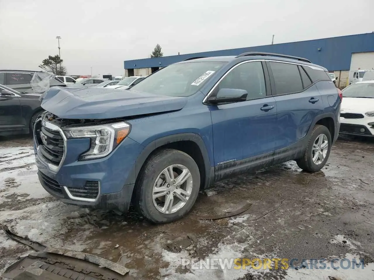 1 fotografías del automóvil dañado 3GKALTEG7RL211171 GMC TERRAIN 2024