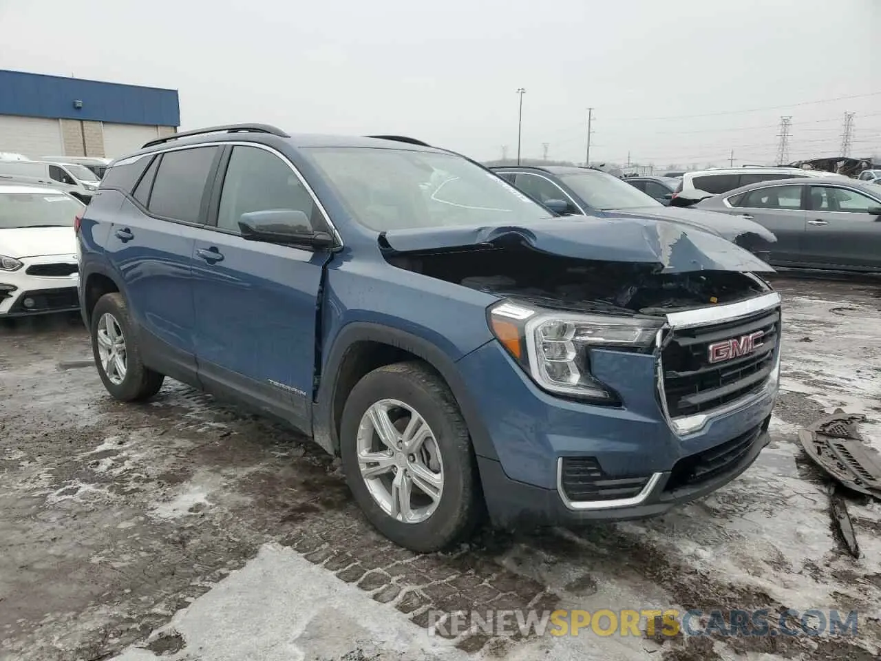 4 fotografías del automóvil dañado 3GKALTEG7RL211171 GMC TERRAIN 2024