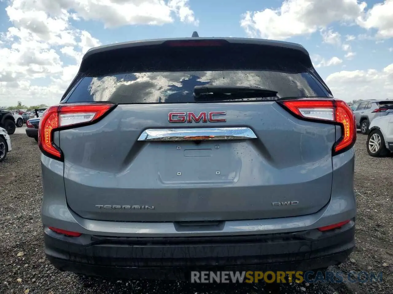6 fotografías del automóvil dañado 3GKALTEG8RL334039 GMC TERRAIN 2024