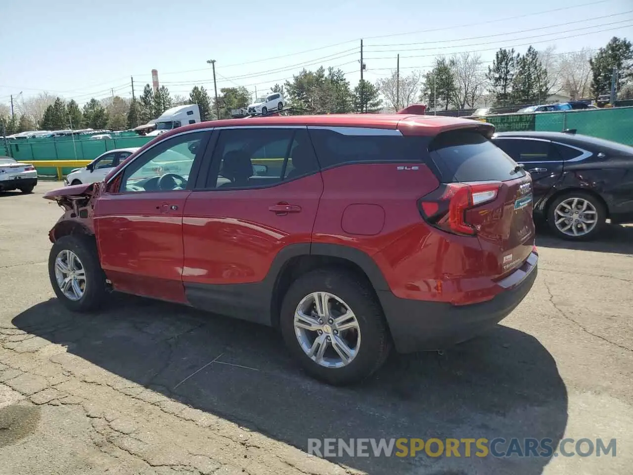 2 fotografías del automóvil dañado 3GKALTEGXRL307375 GMC TERRAIN 2024