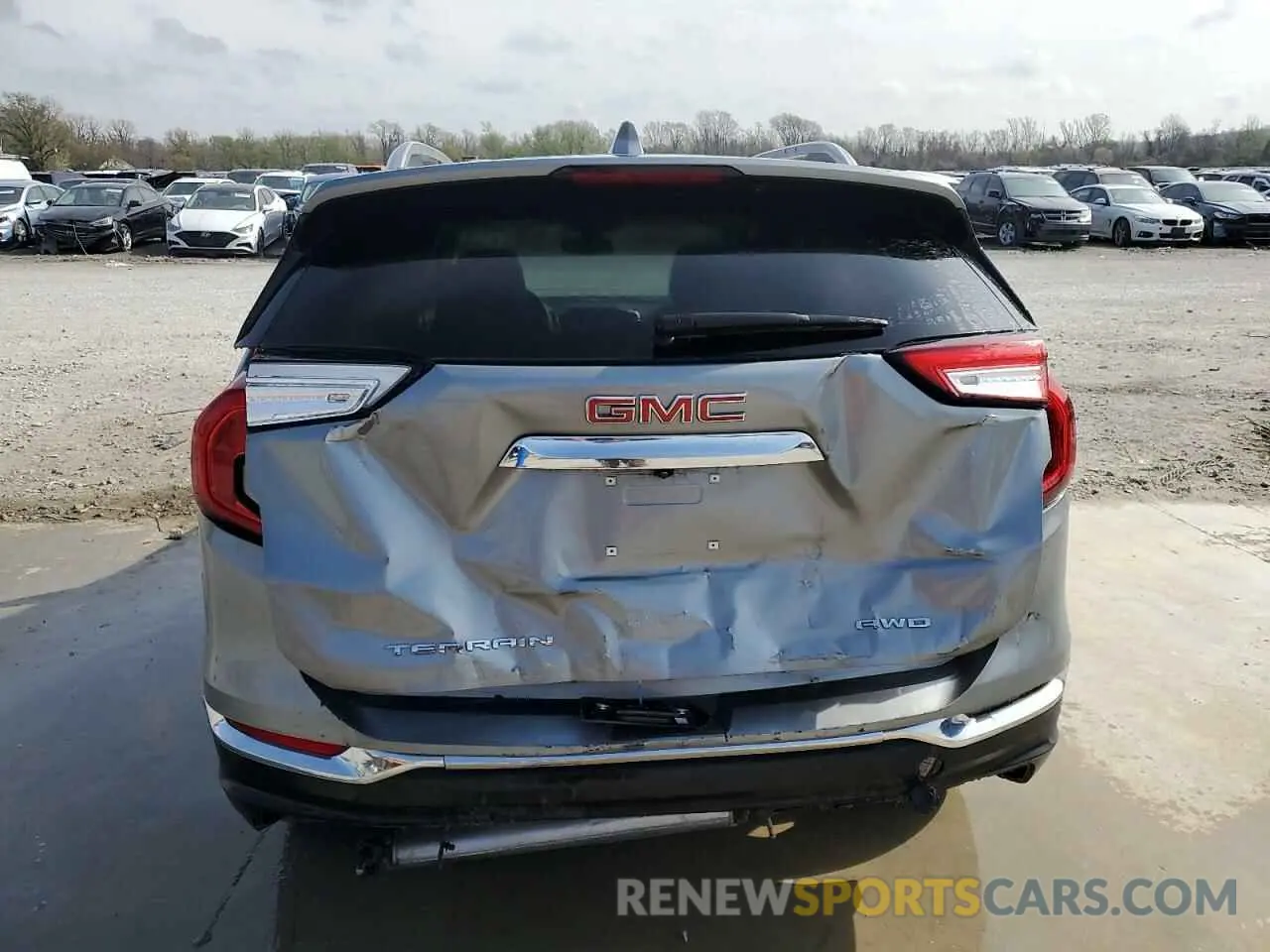6 fotografías del automóvil dañado 3GKALVEG4RL338312 GMC TERRAIN 2024