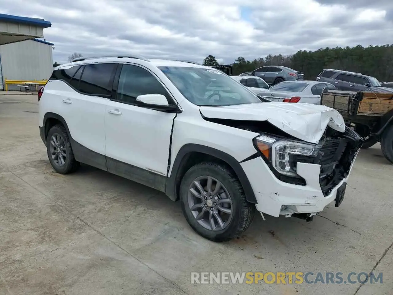 4 fotografías del automóvil dañado 3GKALVEG6RL153145 GMC TERRAIN 2024