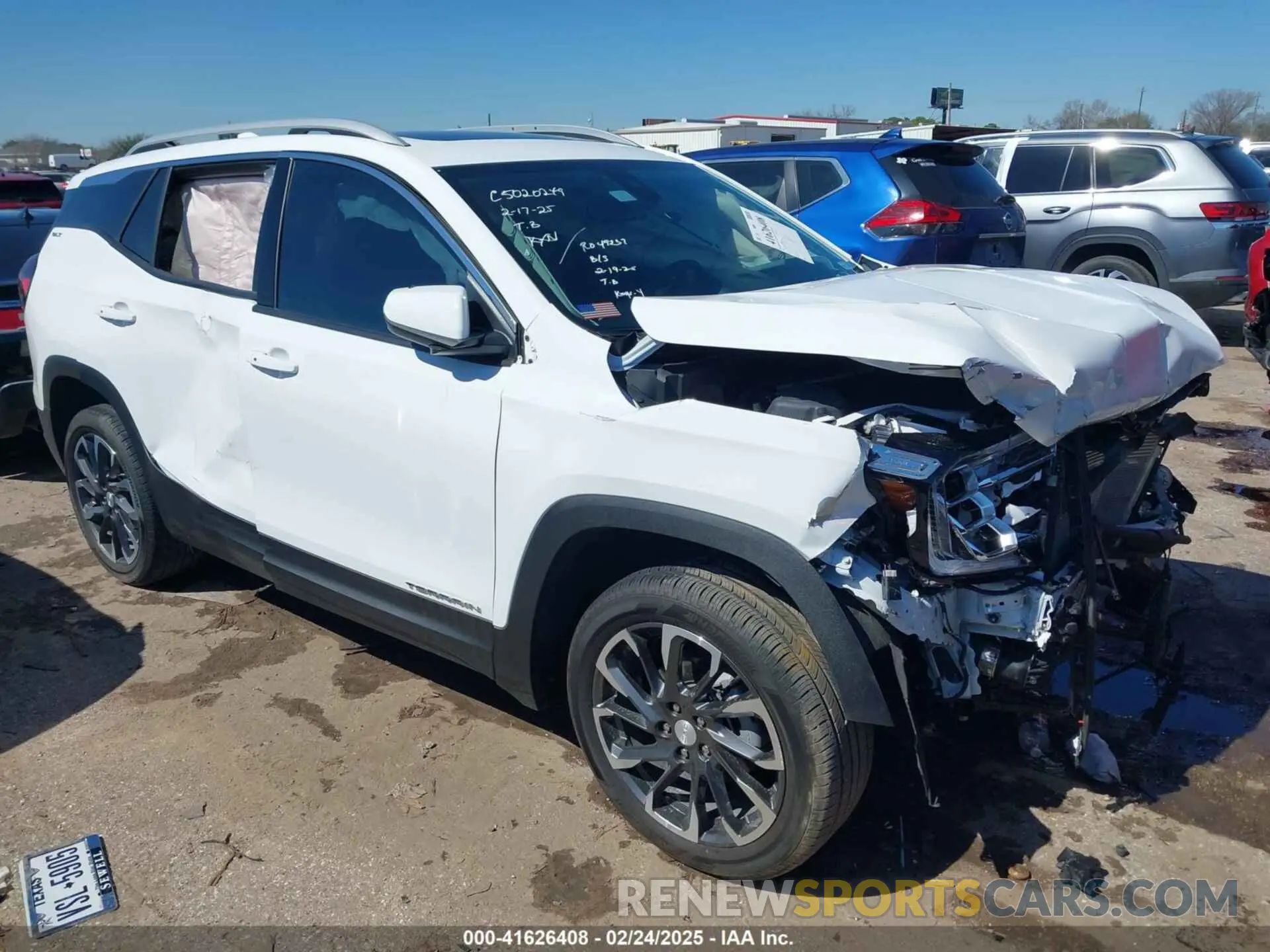 1 fotografías del automóvil dañado 3GKALVEG6RL325318 GMC TERRAIN 2024